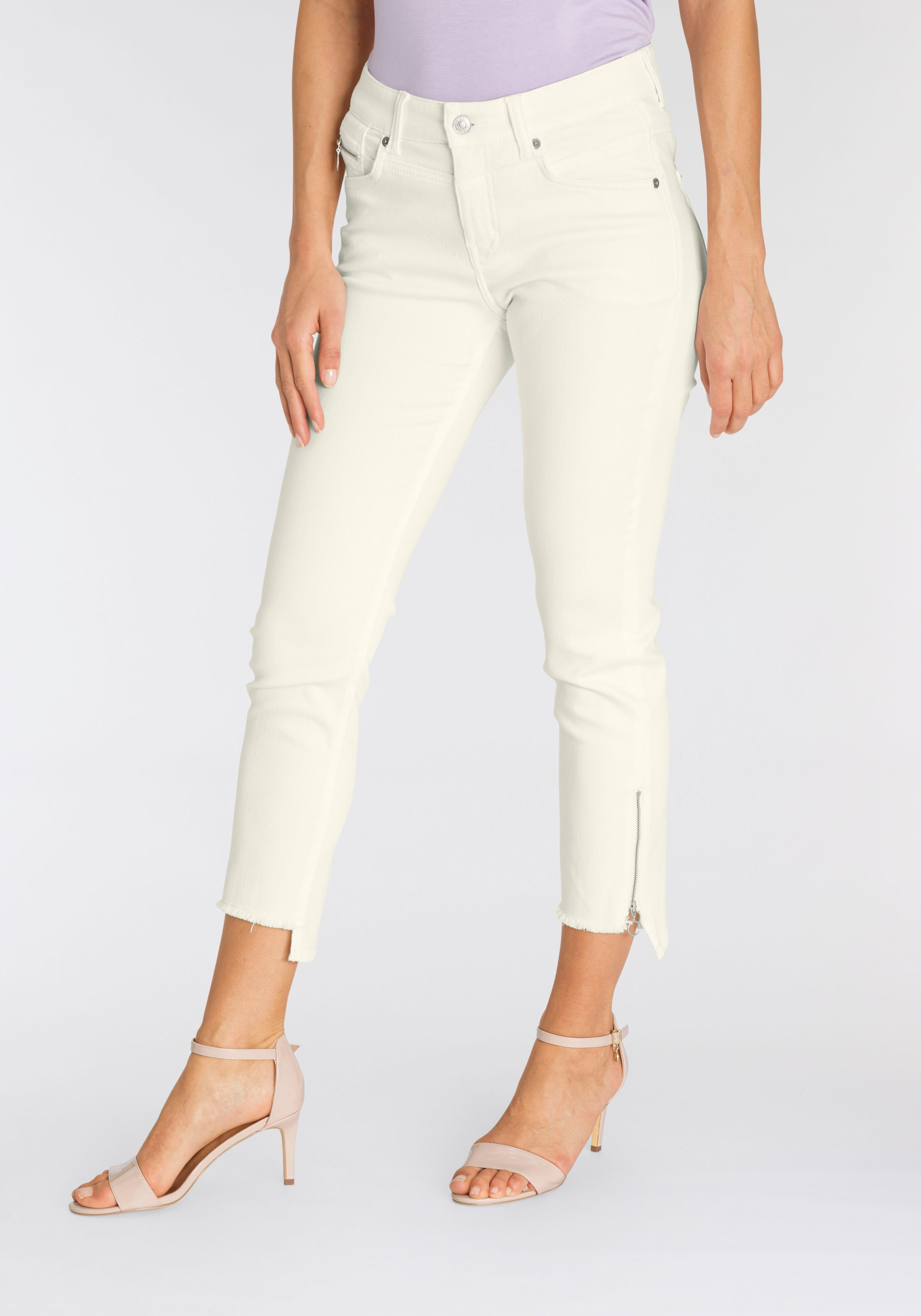 Image of MAC Ankle-Jeans »Rich-Slim Chic«, Hinten etwas länger als vorne geschnitten bei Ackermann Versand Schweiz