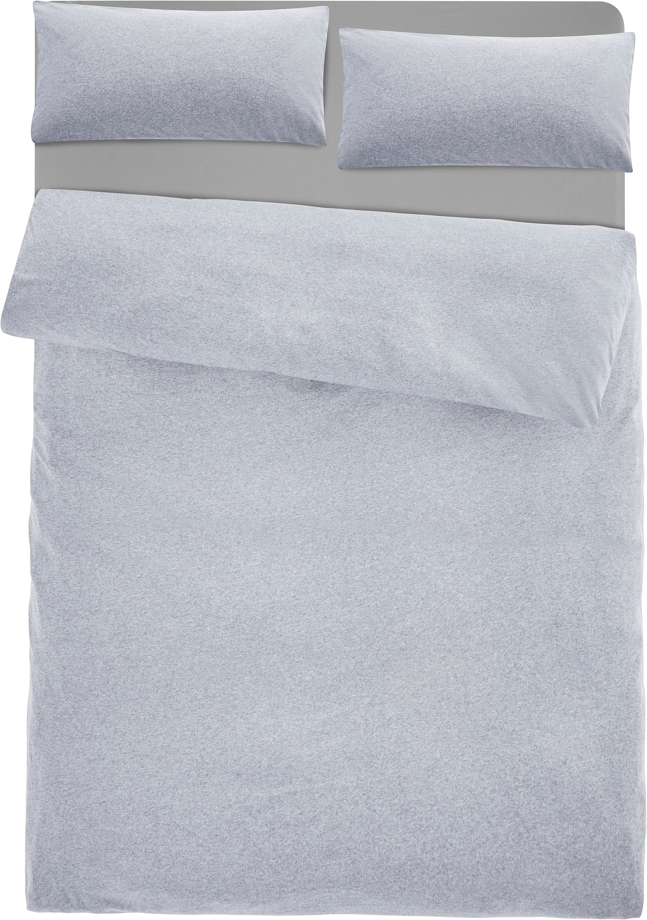 my home Linge de lit »Valje« 2 cuis tlg. NEUHEIT: ab Grösse 135x200 cm, Jersey Qualität in Melange-Optik