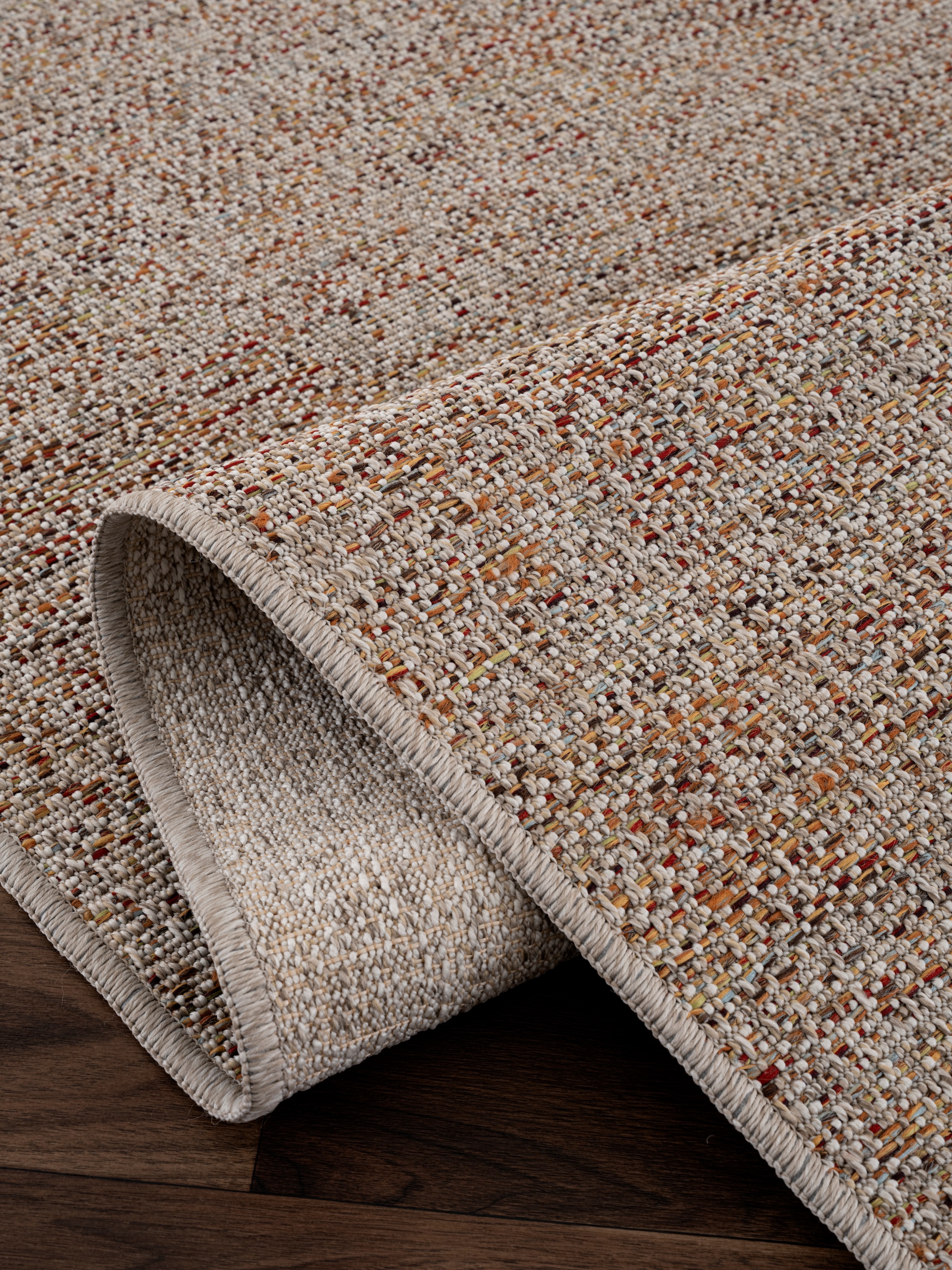 GOODproduct Teppich »Lennor, In- und Outdoor geeignet, Balkon, Camping« rechteckig 8 mm Höhe Wetterfest & UV-beständig, meliert, Sisal-Optik, Esszimmer, Wohnzimmer