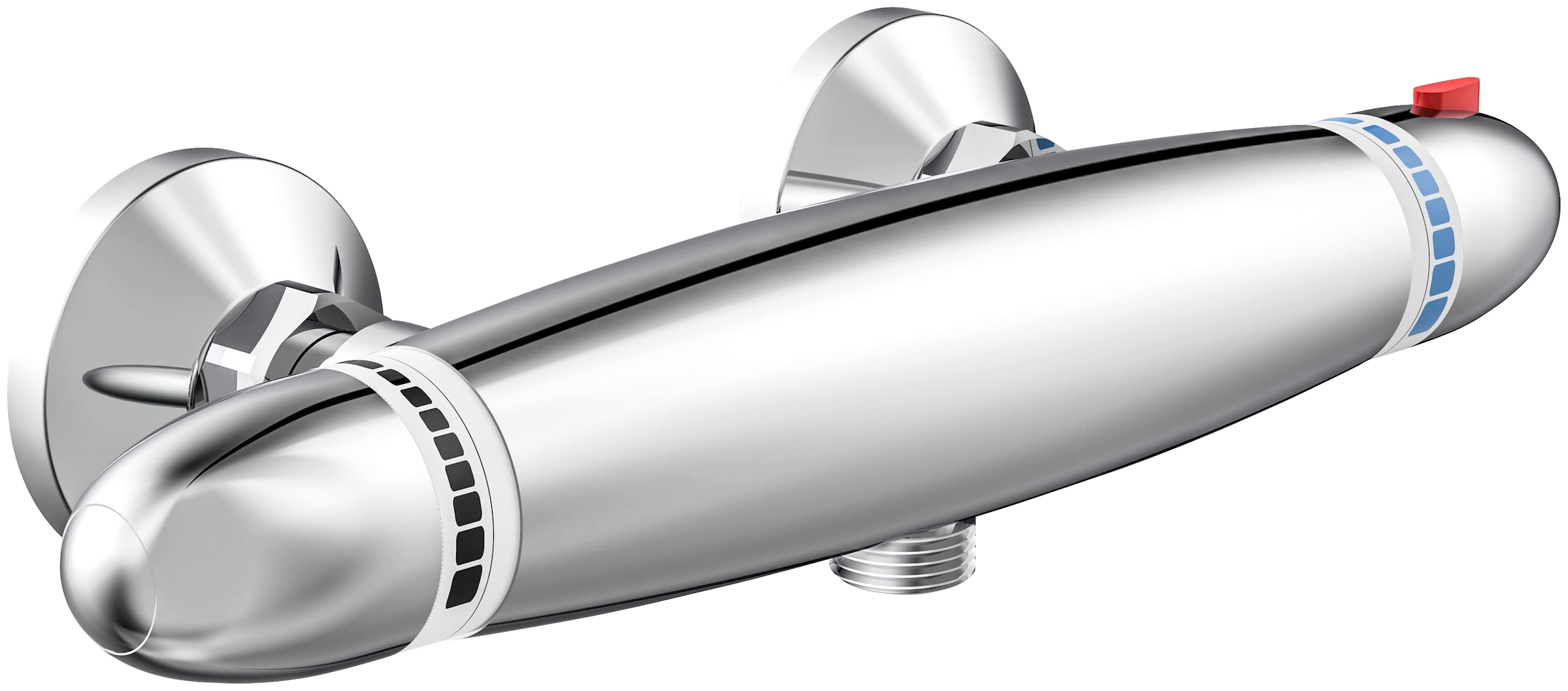 Image of Schütte Brausethermostat "Supra" mit Thermostat, Mischbatterie Dusche, Duschthermostat in Chrom