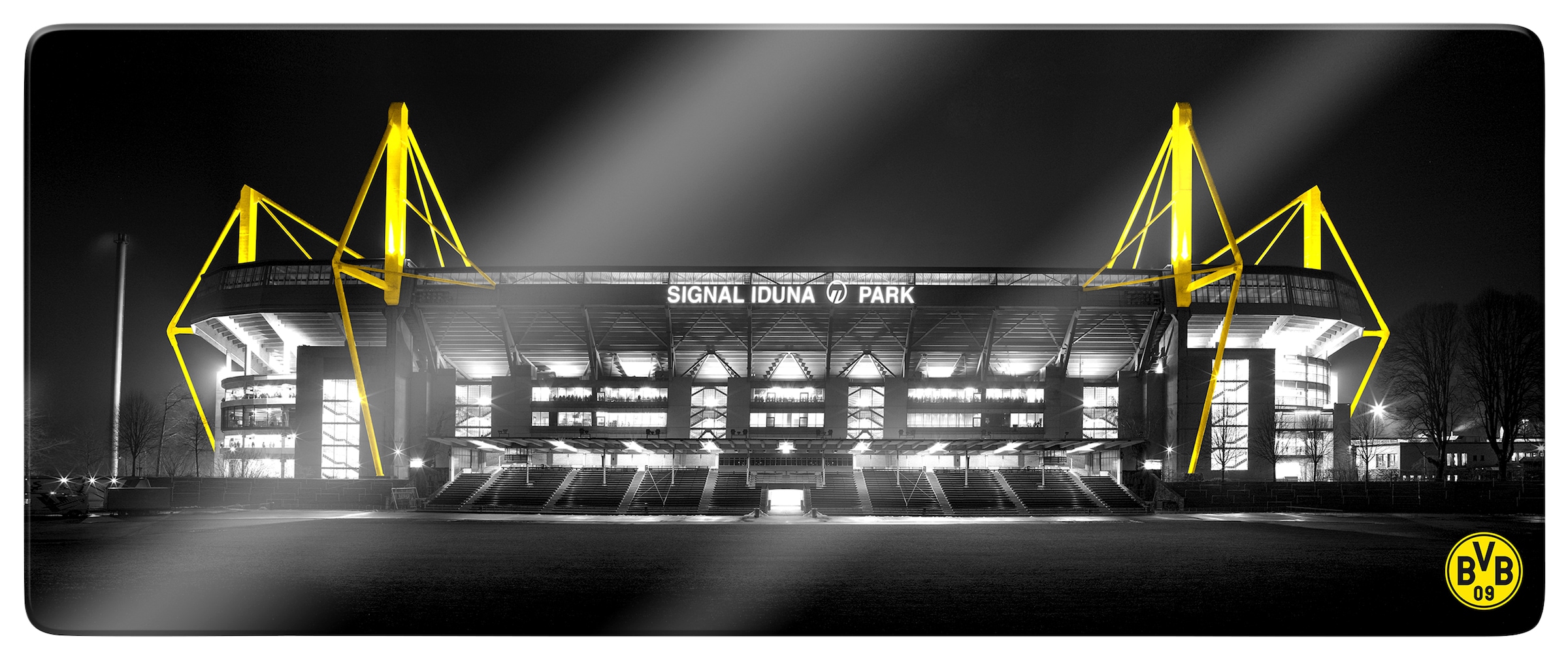 Glasbild »BVB Signal Iduna Park«, Glasposter modern