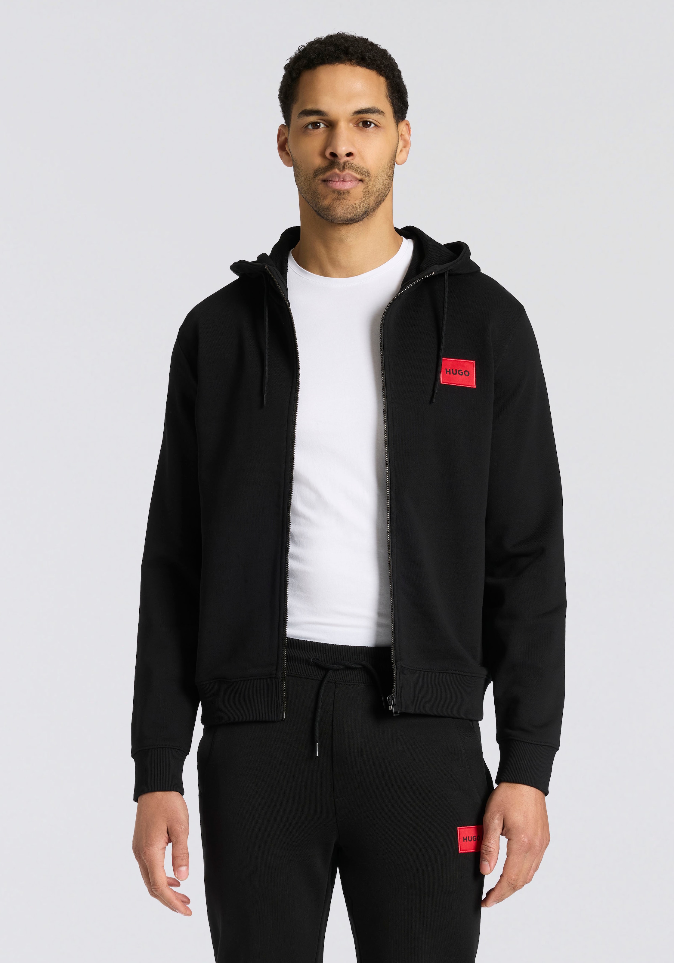 HUGO Sweat à capuche »Daple« Kapuze mit Kordelzug, Regular Fit, HUGO Weblabel