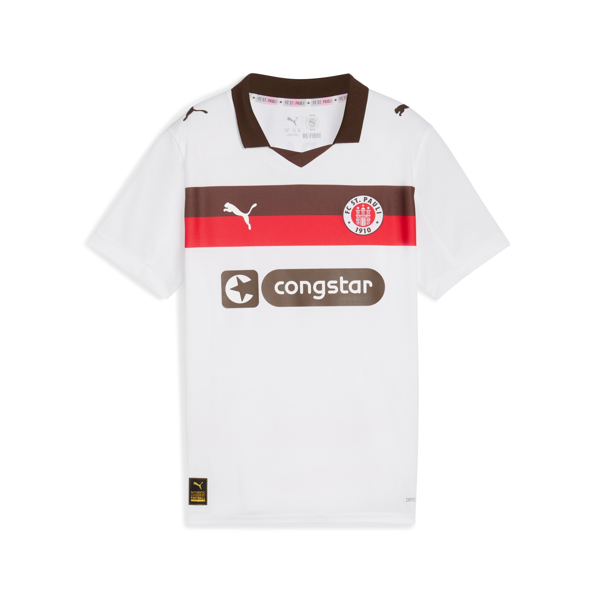 Image of PUMA Poloshirt "FCSP AWAY JERSEY JR" Regular Fit, mit DryCELL Technologie, atmungsaktiv, Kurzarm