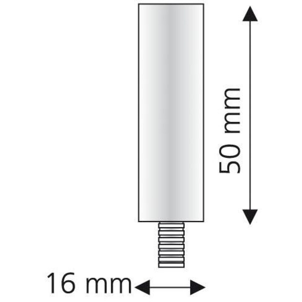 Liedeco Deckenträgerverlängerung »Power«, (1 St.), für Gardinenstangen Ø 20 mm