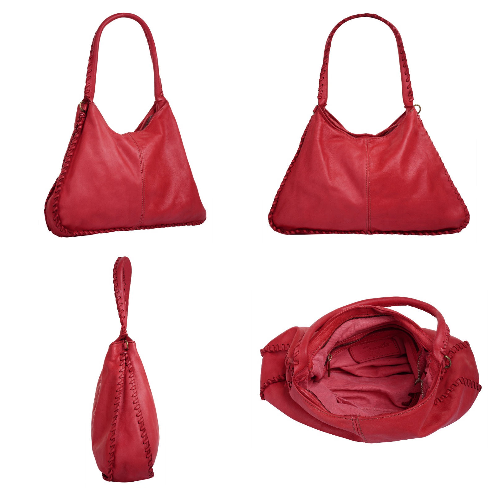 Samantha Look Shopper, echt Leder, Made in Italy