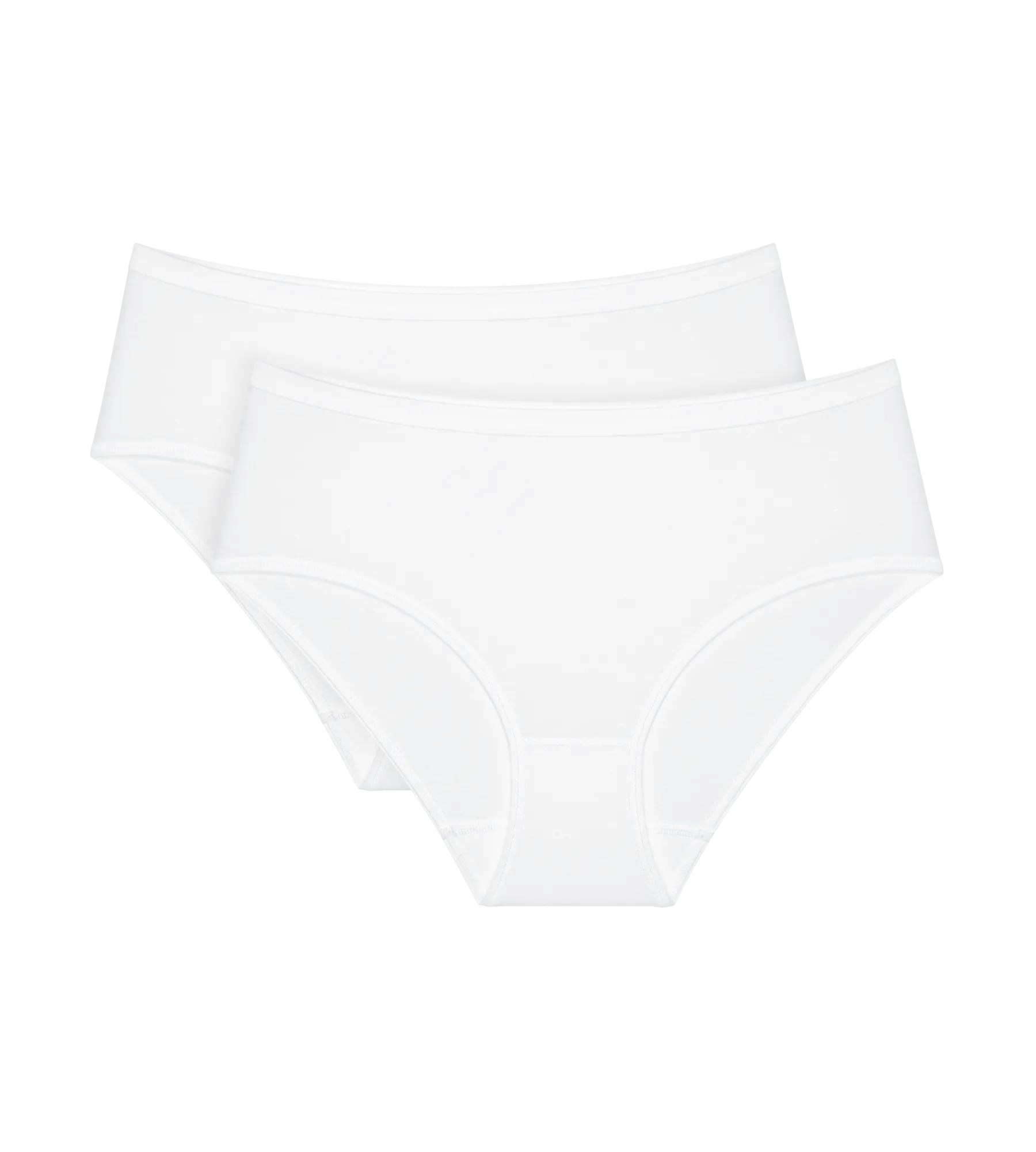 Image of Triumph Midislip "Sense Of Cotton" 2er Pack, weich, ohne Seitennaht, elastisch