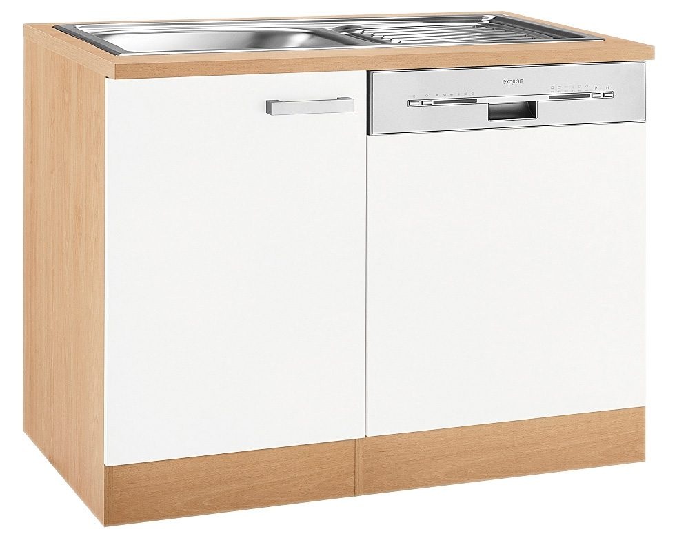 Image of OPTIFIT Spülenschrank »Odense«, Gesamtbreite 110 cm, mit Tür/Sockel für teilintegrierbaren Geschirrspüler bei Ackermann Versand Schweiz