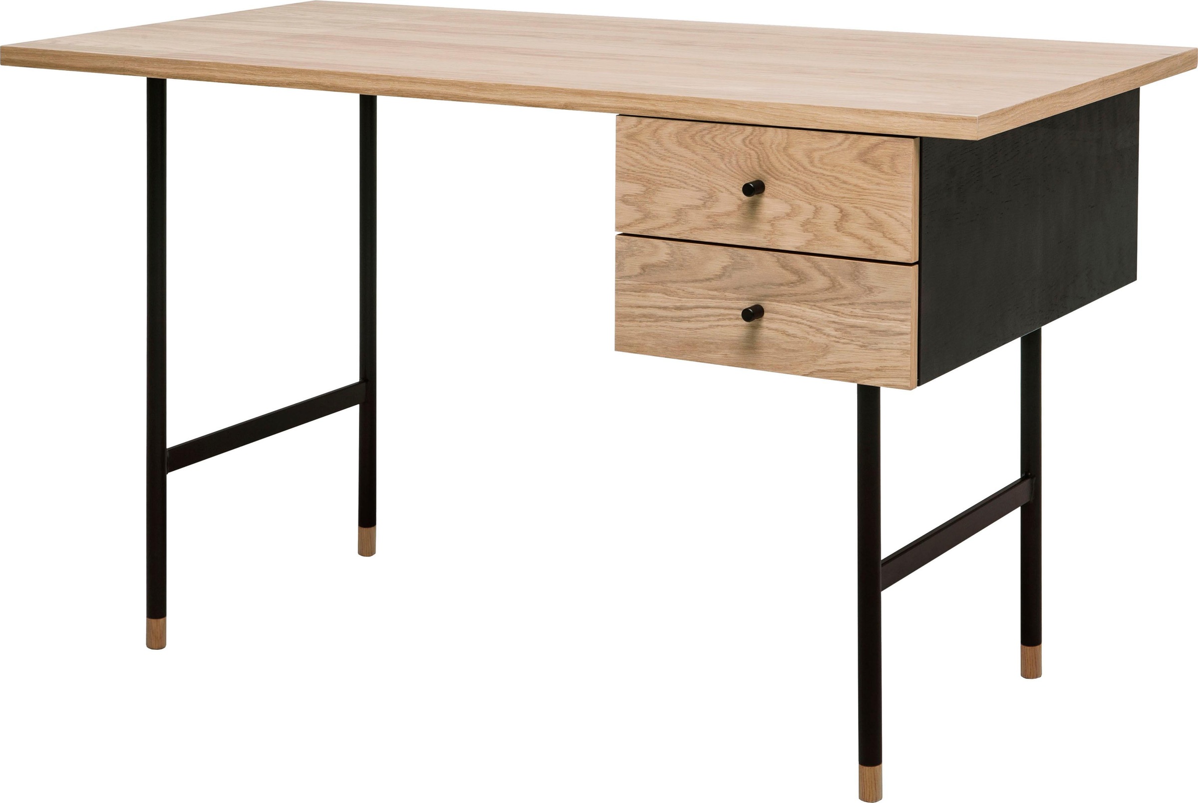 Woodman Schreibtisch »Jugend« Schubladen mit Soft-Close-Funktion, Beine aus Metall, FSC®