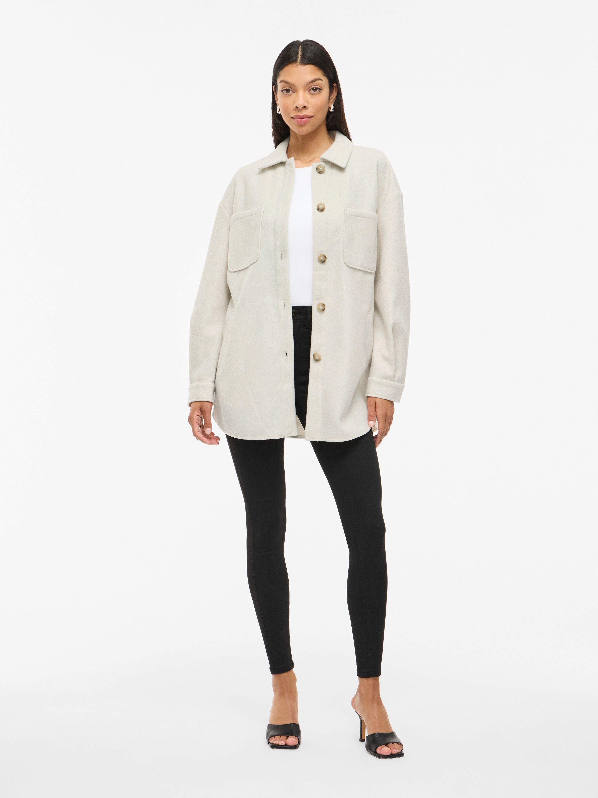 Vila Hemdjacke »VIKIMMI SHIRT L/S JACKET - NOOS«