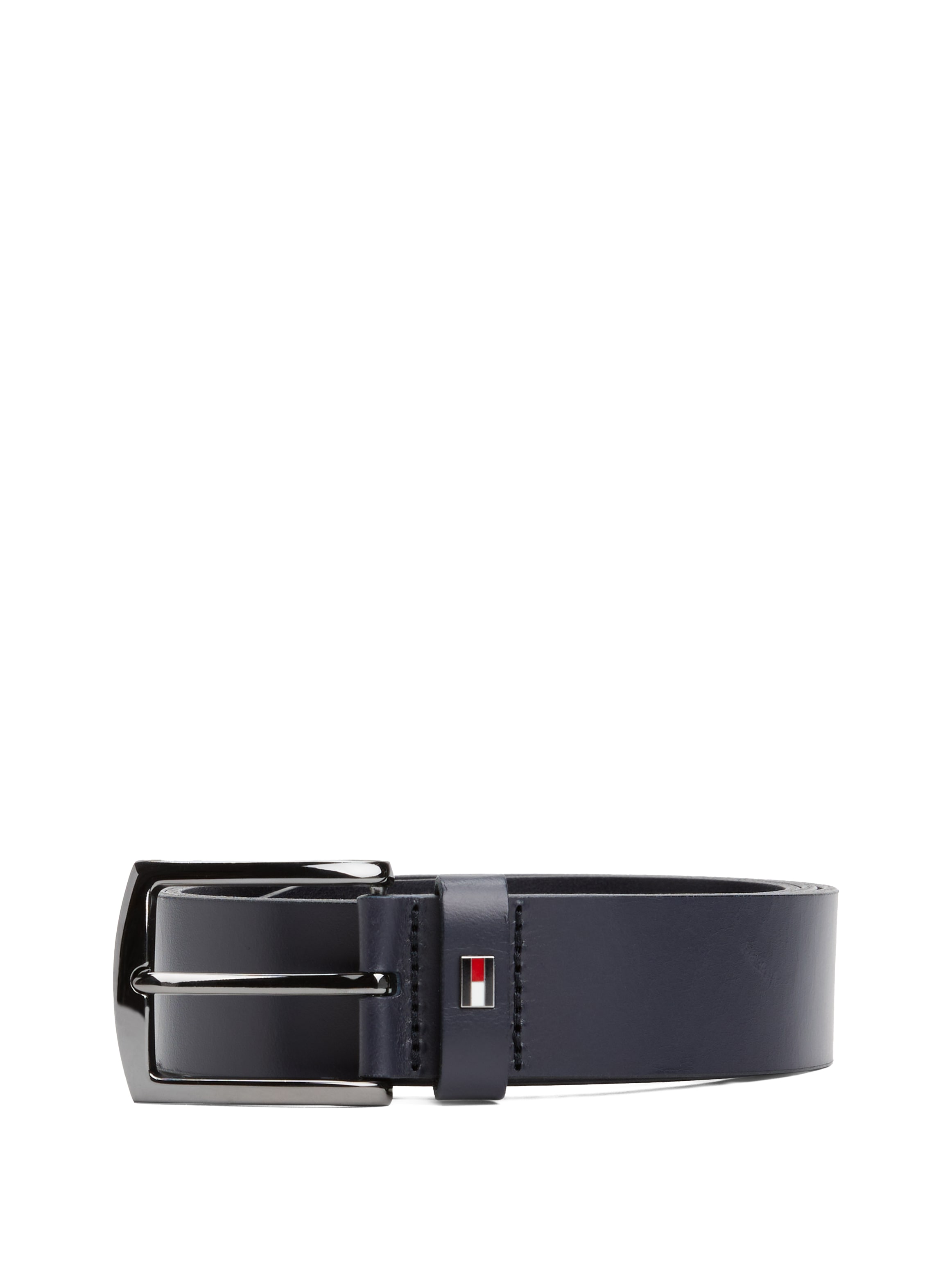 Tommy Hilfiger Ledergürtel »DENTON 3.5 EXT«, Einfachdornschliesse, Metalllogo