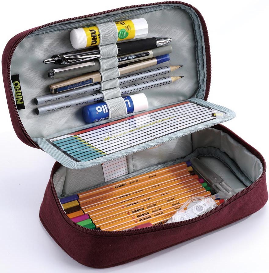 NITRO Federtasche »Pencil Case XL«, Federmäppchen, Schlampermäppchen, Faulenzer Box, Stifte Etui