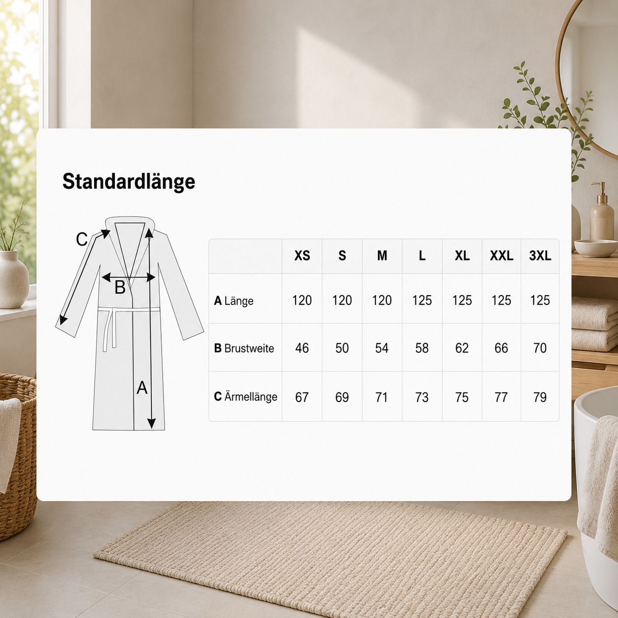 GOODproduct Peignoir de bain »Juna Musselin, ideal für Sauna & Spa, Hotelbademantel, Morgenmantel« 1 cuis moderne, qualité légère, 100% coton