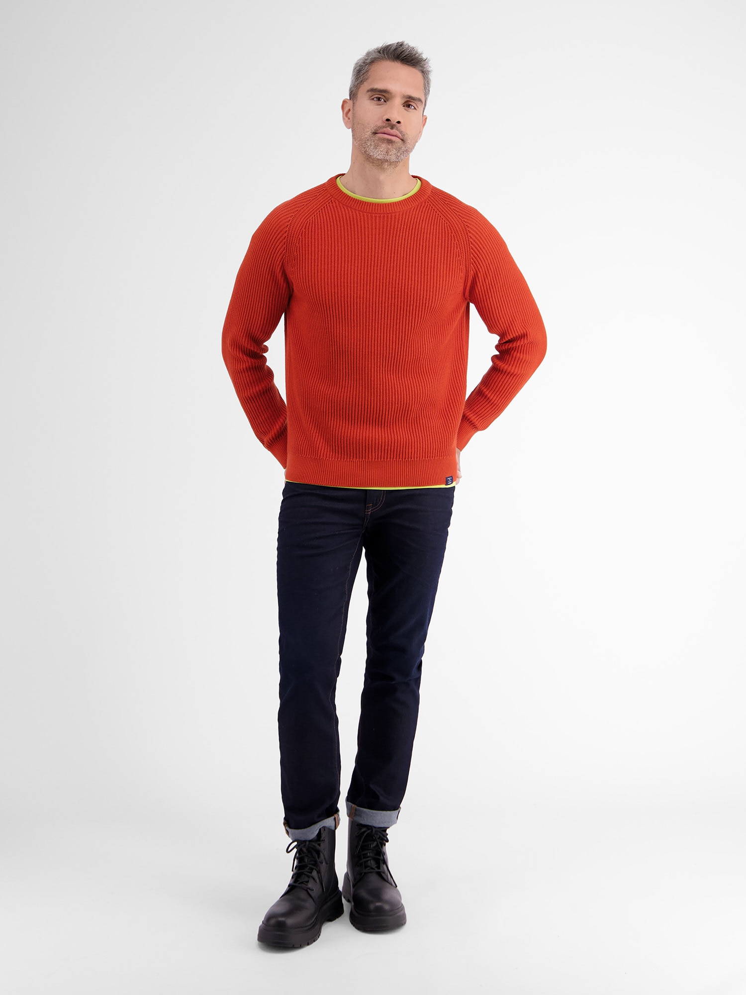 LERROS Strickpullover »Strickpullover, Fishermanstyle«