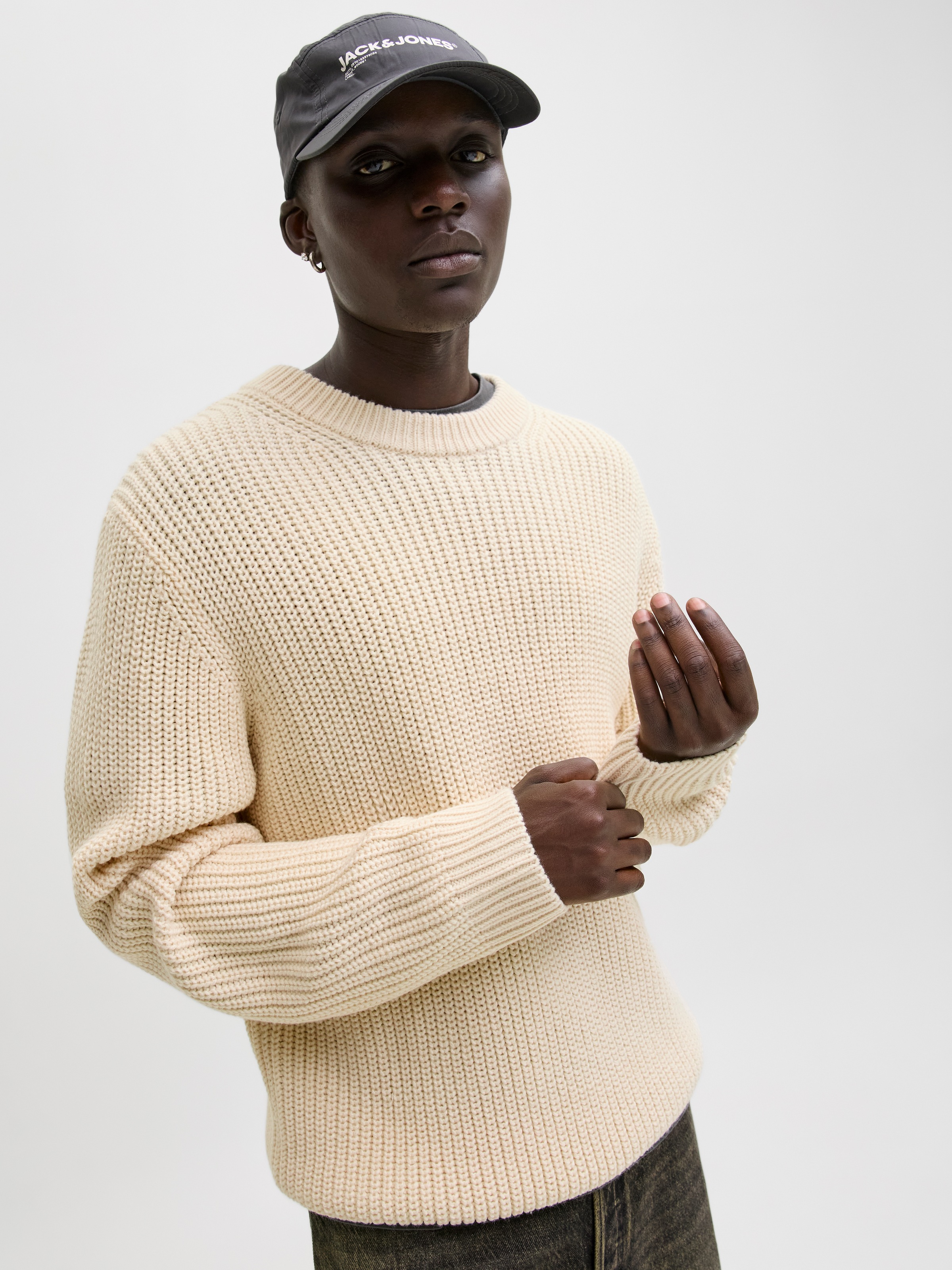 Jack & Jones Strickpullover »JORBLEECKER KNIT CREW NECK BF«