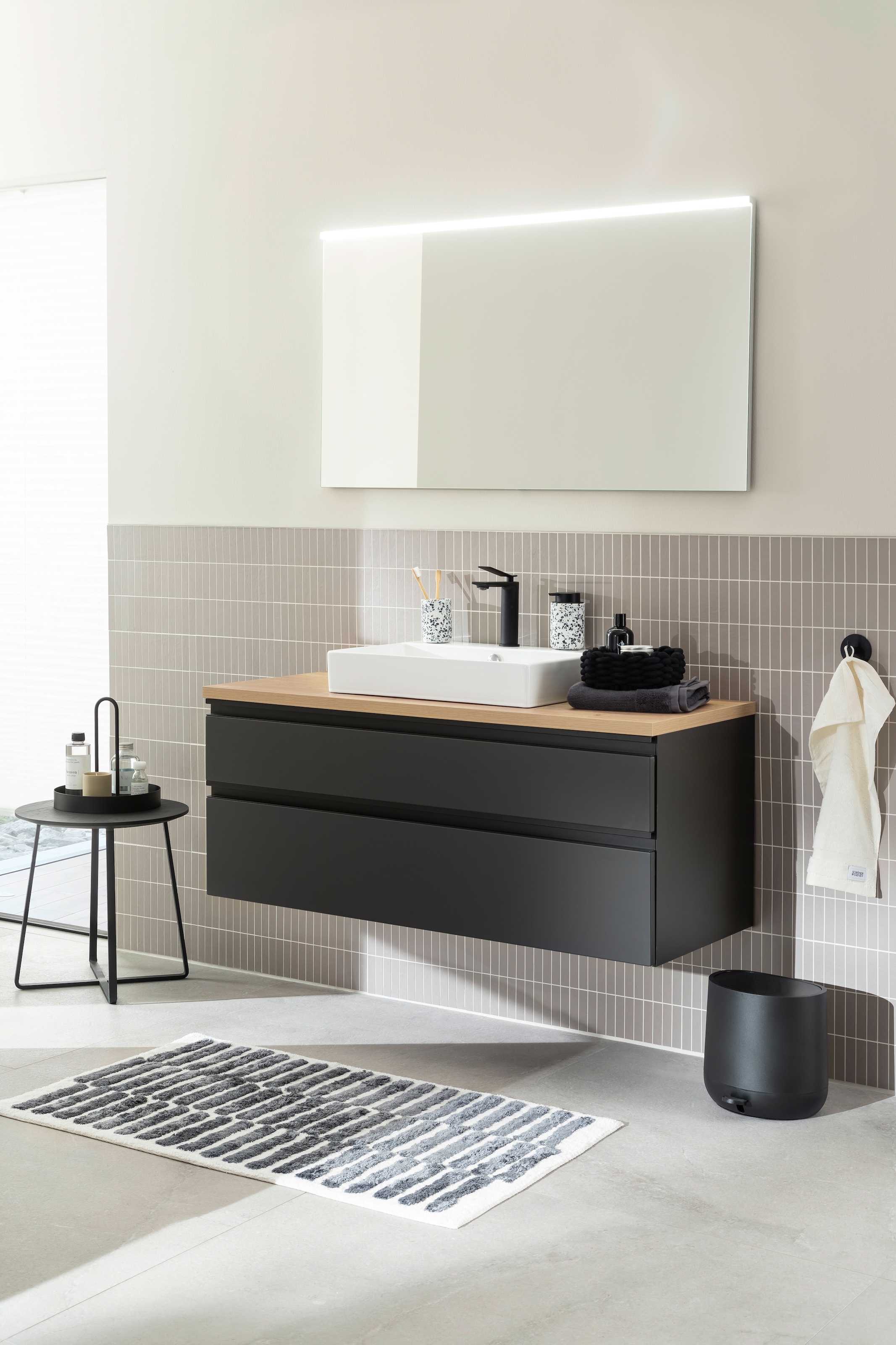 SCHÖNER WOHNEN-Kollektion Badematte »Barbados 231« Höhe 17 mm fussbodenheizungsgeeignet kuschelweicher Badezimmerteppich, waschbar