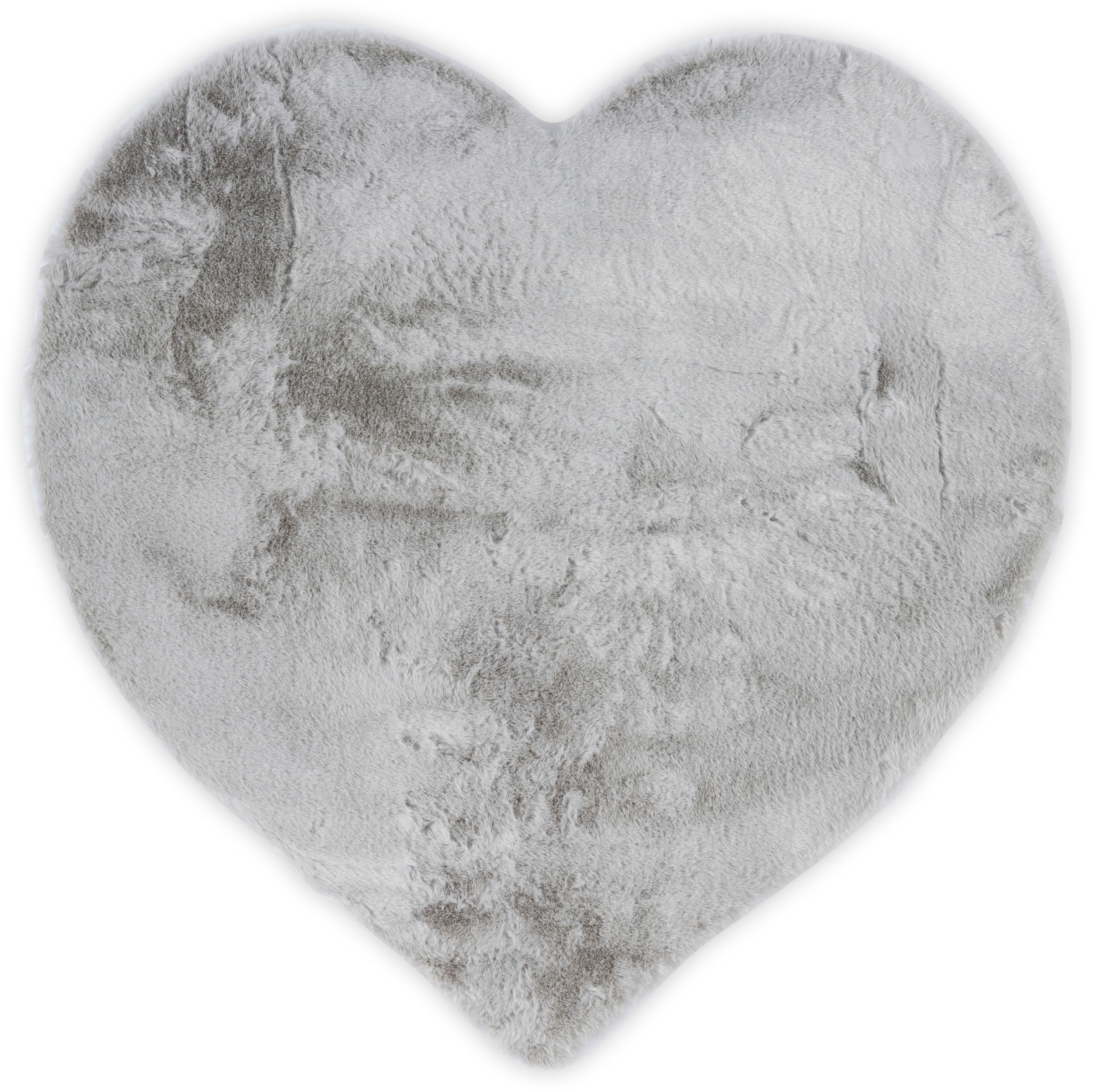Gino Falcone Fellteppich »Kuschelteppich Chiara« herzförmig 30 mm Höhe Kunstfell, Kaninchenfell-Haptik, besonders weicher Langflor