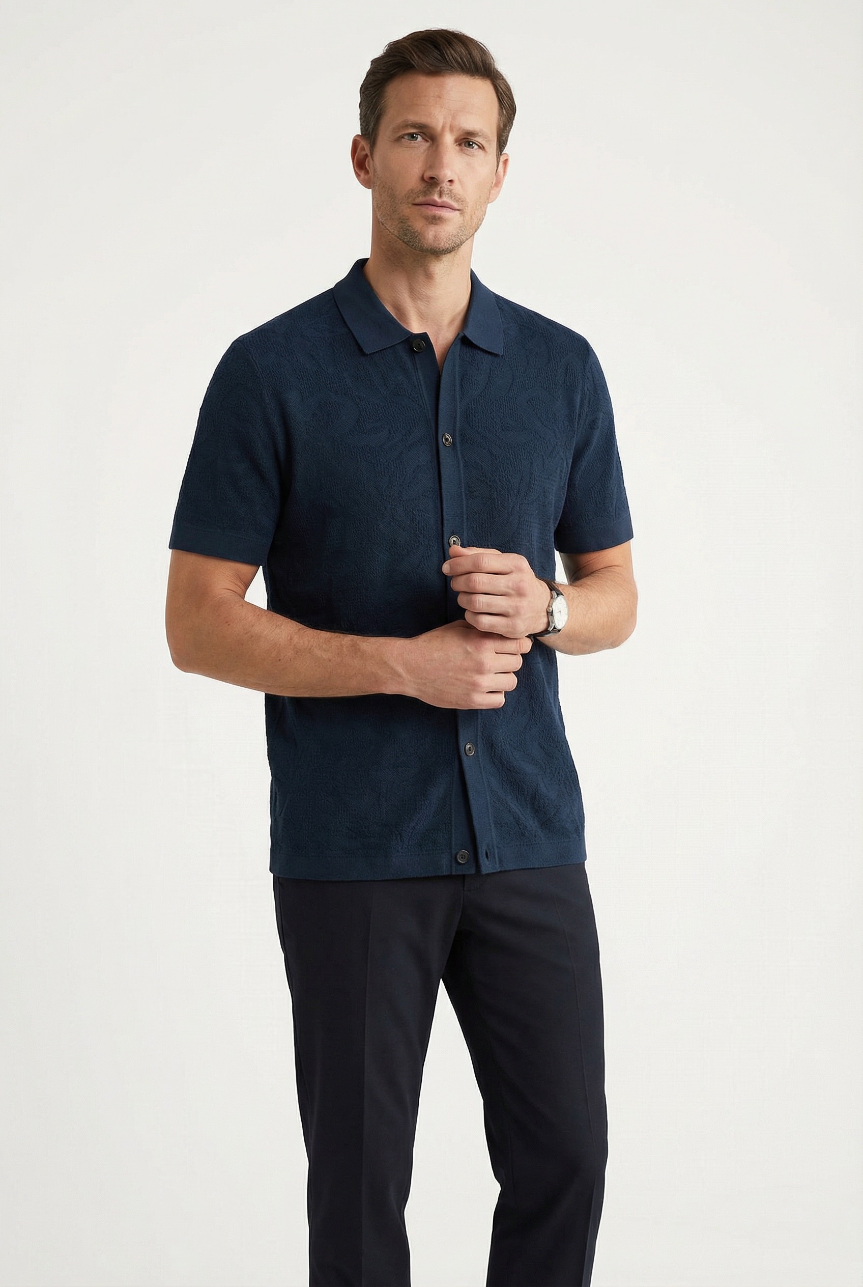Image of Joop Jeans Poloshirt "Rasmo" florales Muster