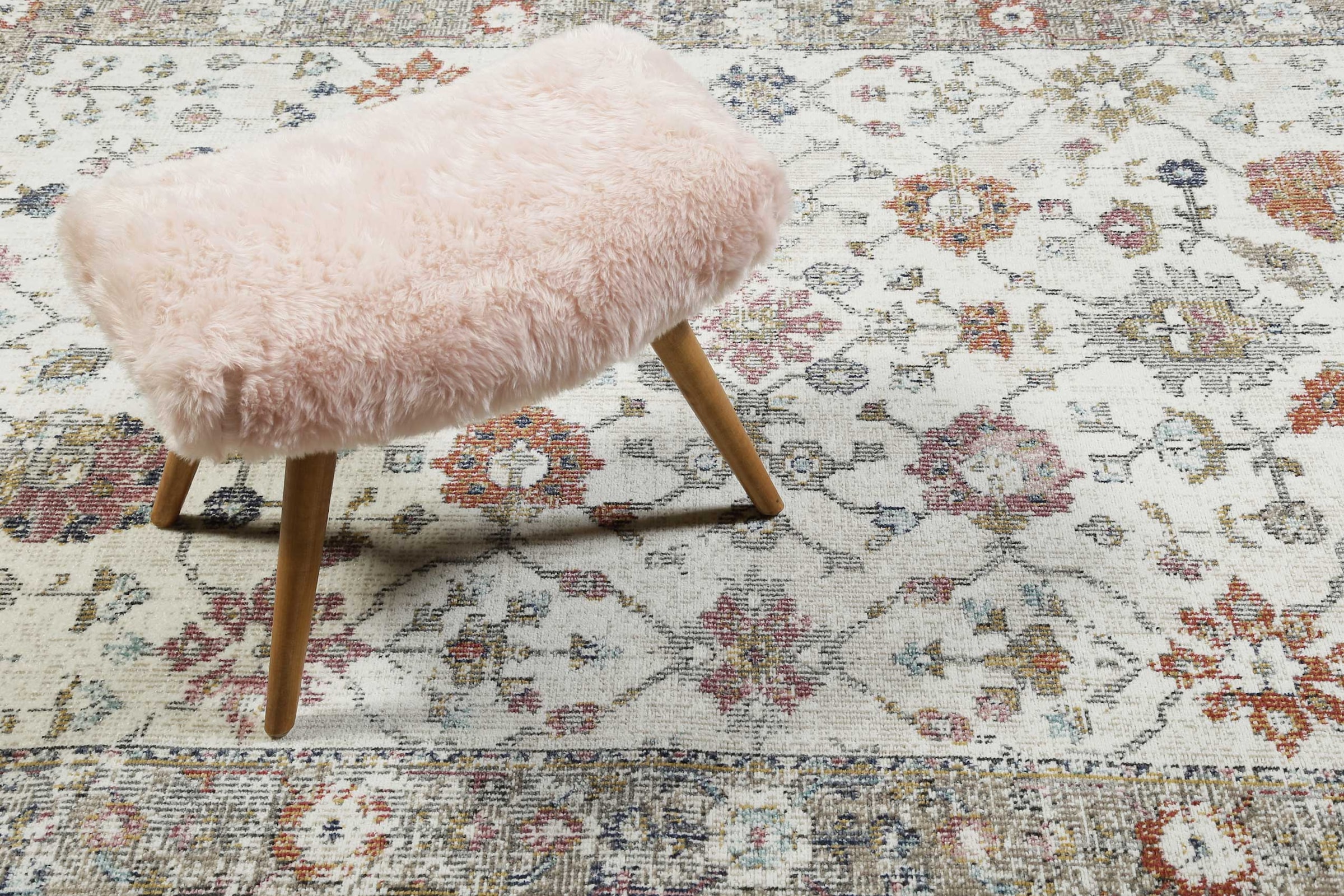 Wecon home Outdoorteppich »Lexington« rechteckig 4 mm Höhe pflegeleicht im Orient-Look, Vintage, Balkon, Küche, Wohnzimmer