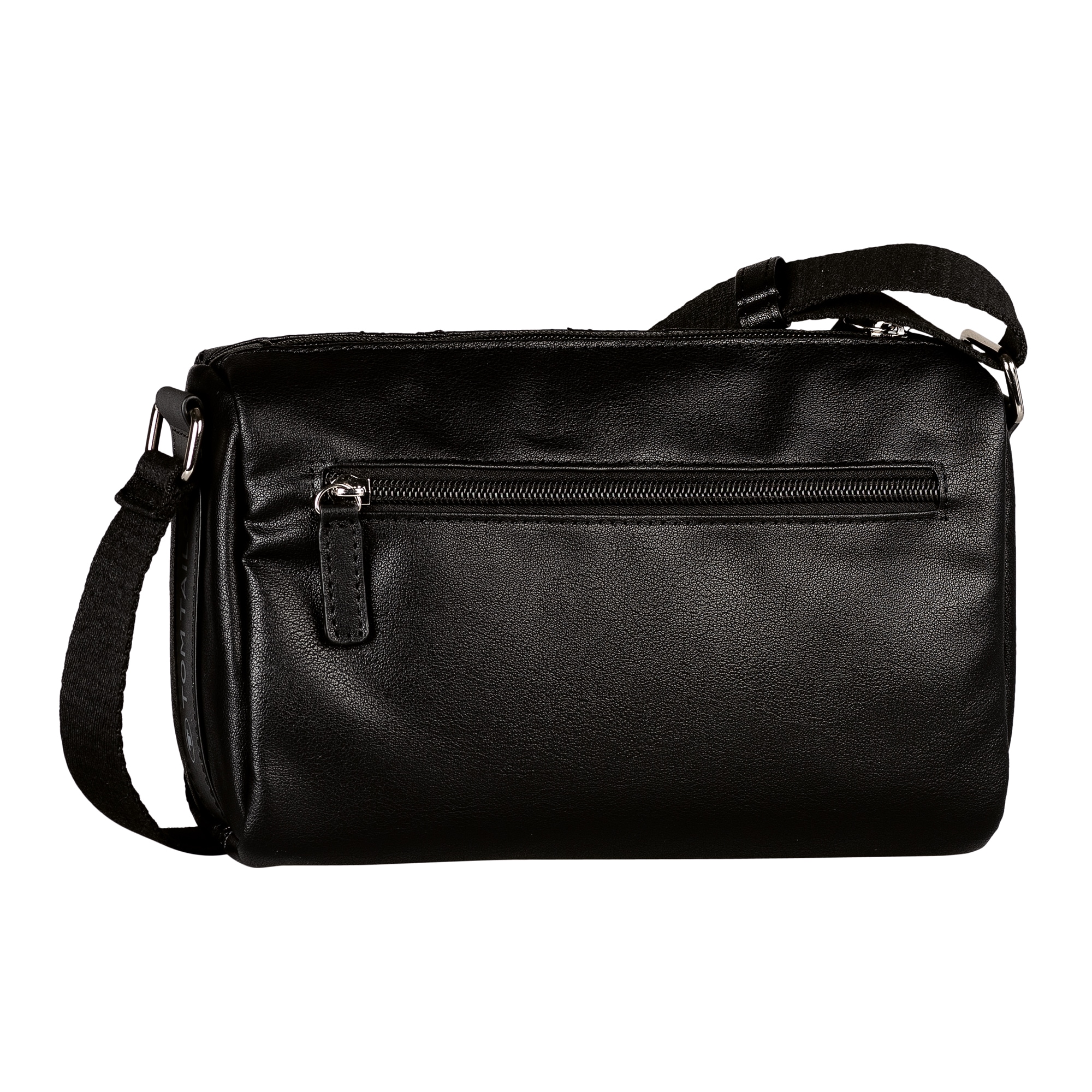 TOM TAILOR Sac à bandoulière »Skylar« similicuir matelassé concave, fine bande tissée et éléments réfléchissants