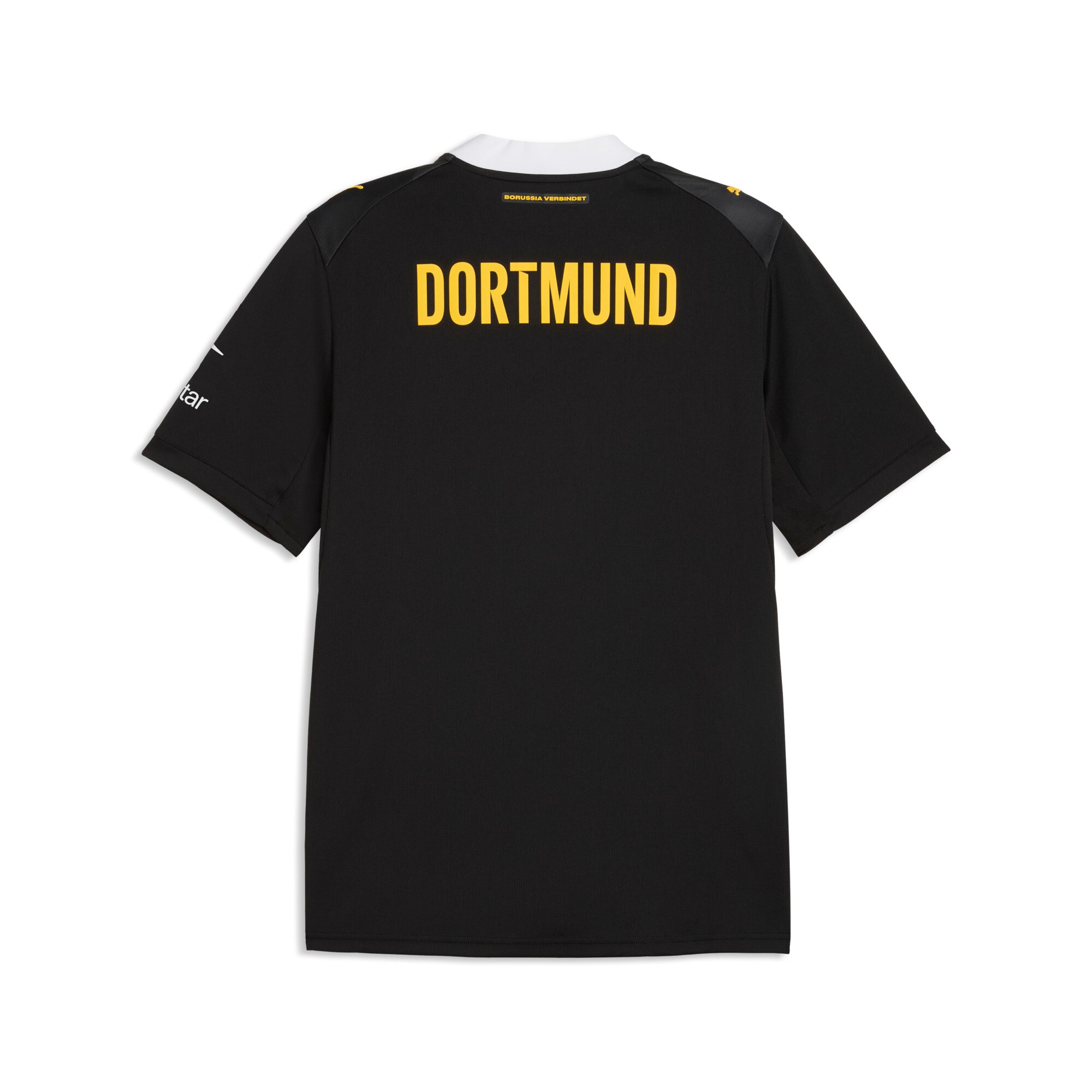 PUMA Fussballtrikot »BVB AWAY JERSEY REPLICA« für Erwachsene, mit Rundhalsausschnitt, Kurzarm, atmungsaktiv