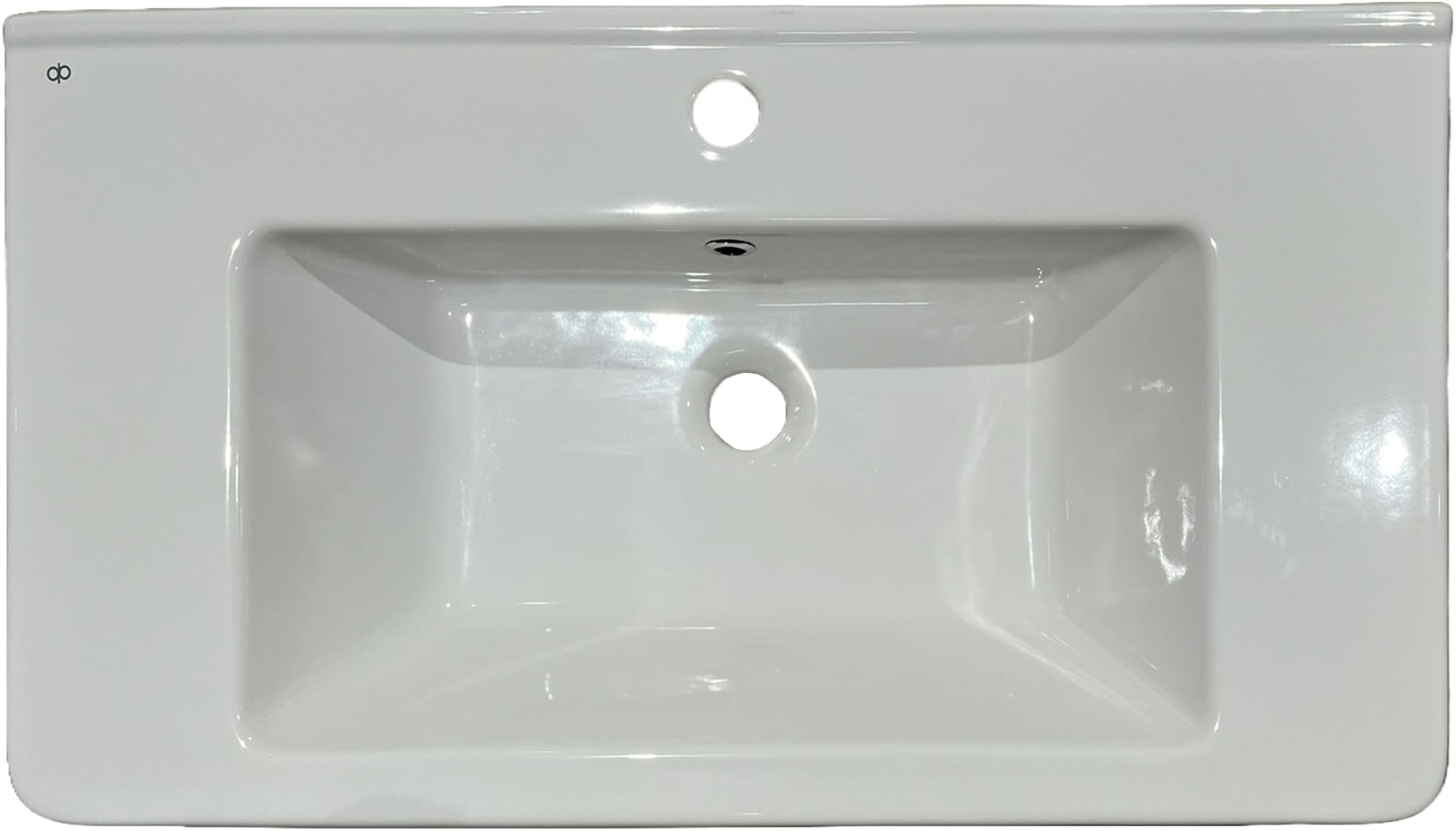 Home affaire Waschtisch »Landsby, Breite 133 cm, inkl. Mineralguss-Waschbecken, 4 Schubkästen«, inkl. Waschbecken