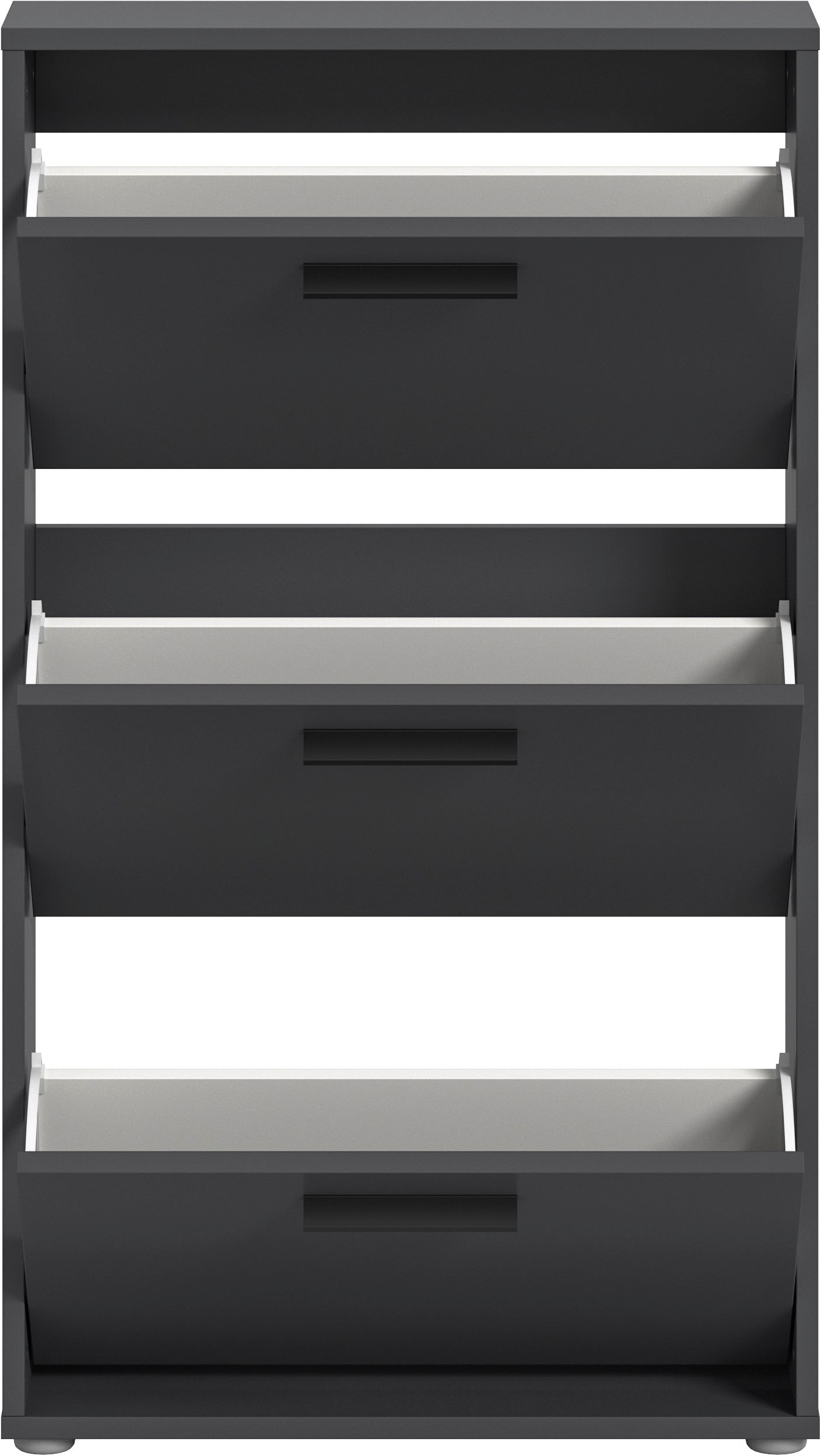 HBZ Schuhkommode »Sam«, (1 St.), Schuhkipper, Schuhschrank mit 3 Klappen, BxHxT 59x103x17cm