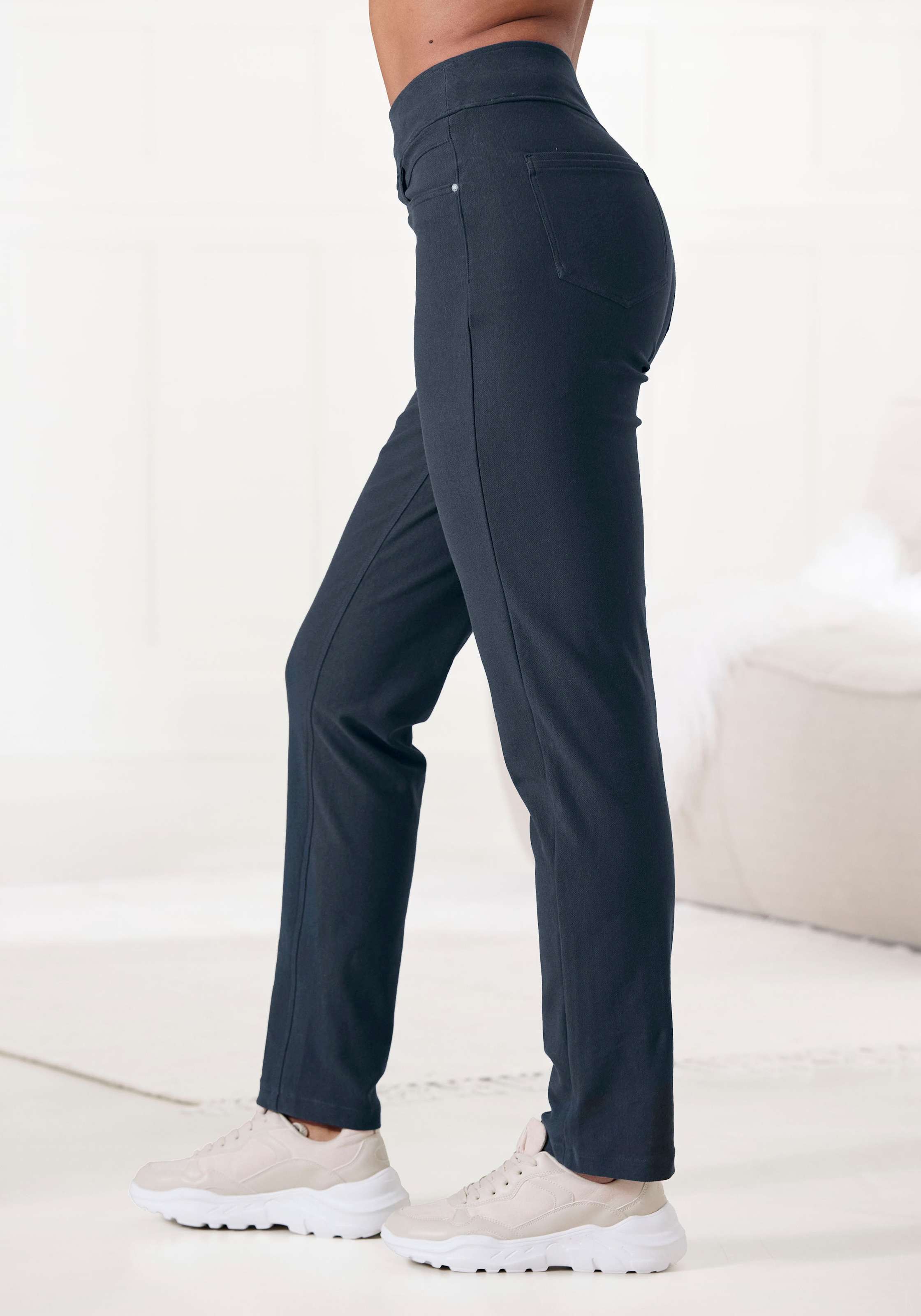 Schlupfhose »-Relaxhose«, in Jeans Optik