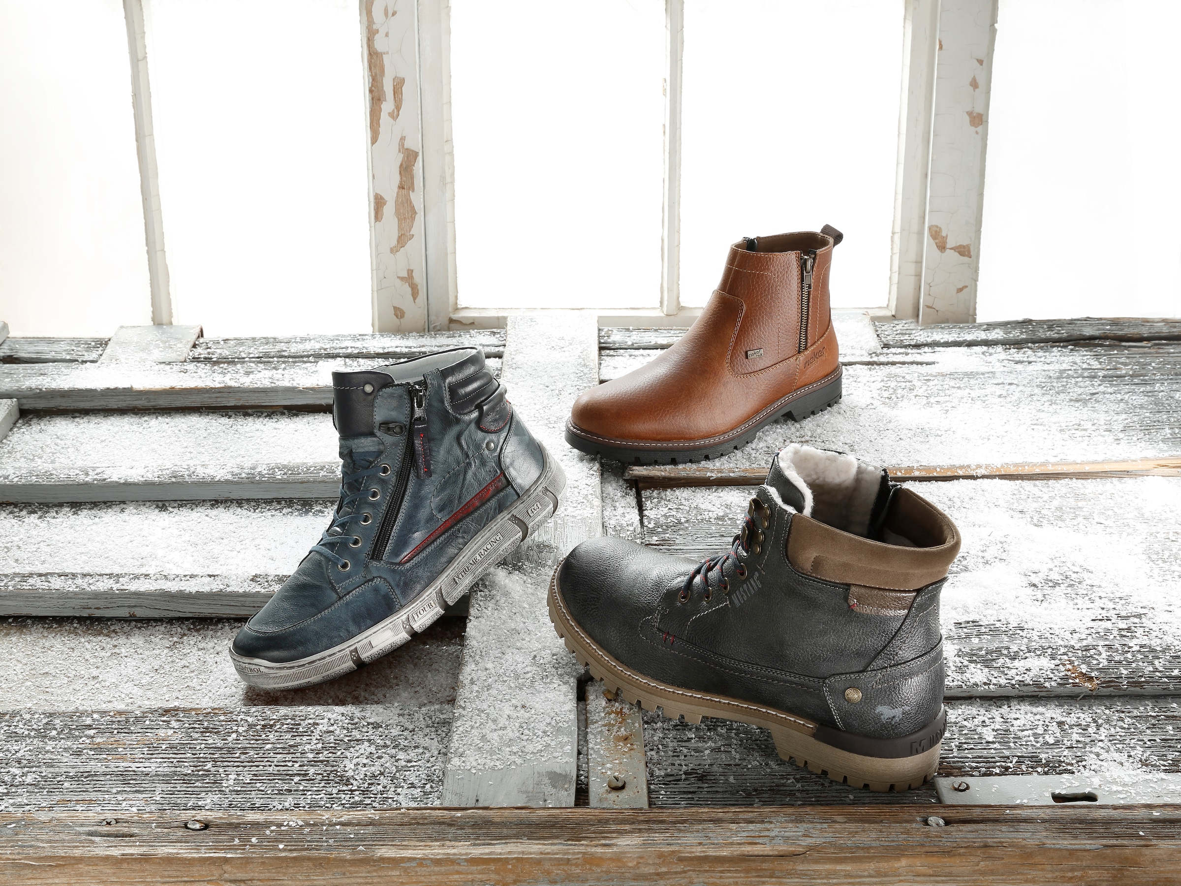 Rieker Winterstiefelette, Business Schuh, Chelseaboots mit wasserabweisender riekerTEX-Membran