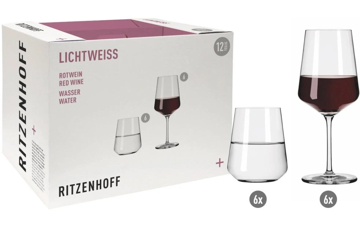 Ritzenhoff Weinglas »Lichtweiss Julie No 2. 1050 ml, 12 Stück«