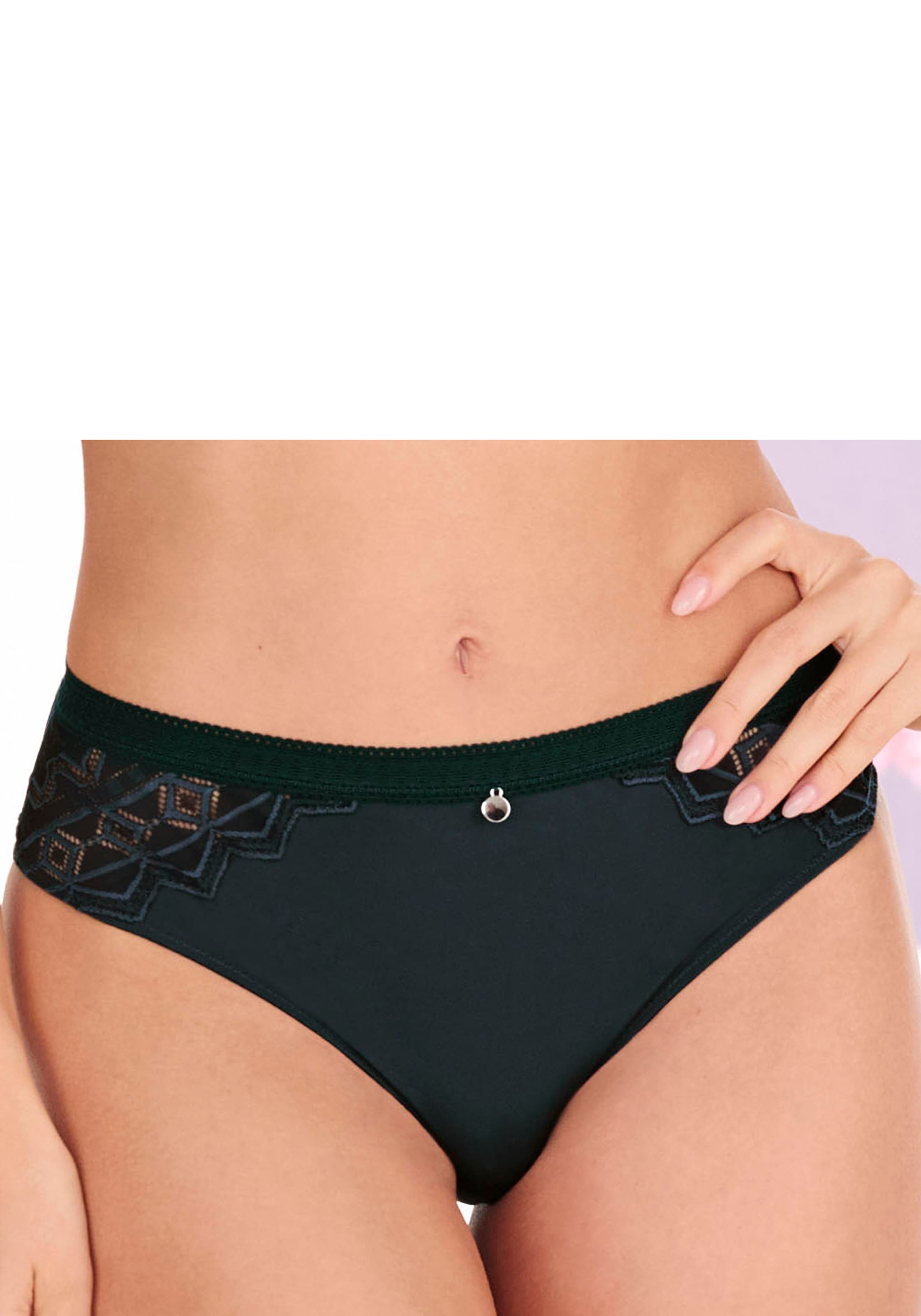 Image of s.Oliver Slip "Romane" mit graphischer Spitze in transparenter Optik