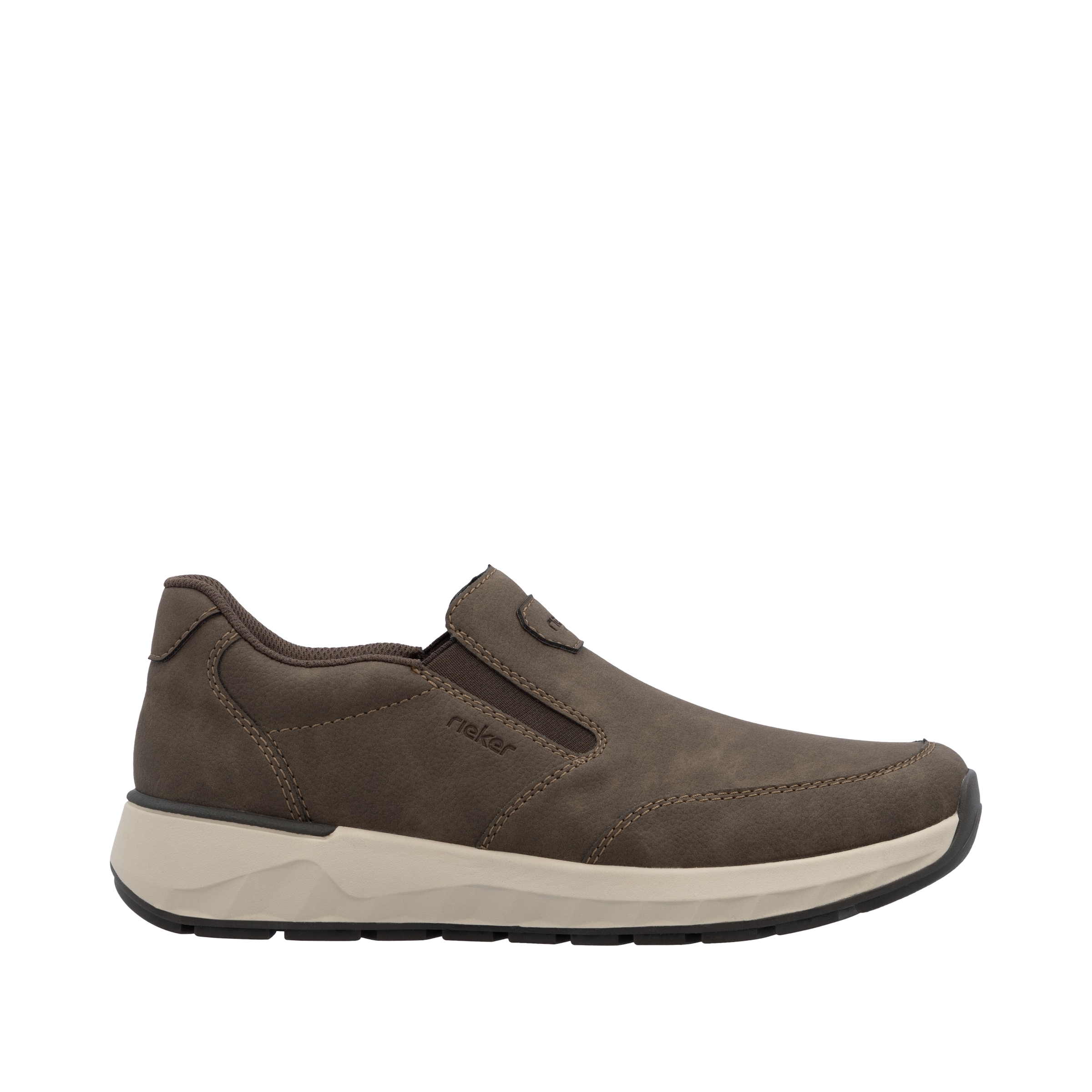 Rieker Slipper  Schlupfschuh, Halbschuh, Slip-on Sneaker mit Ziernähte