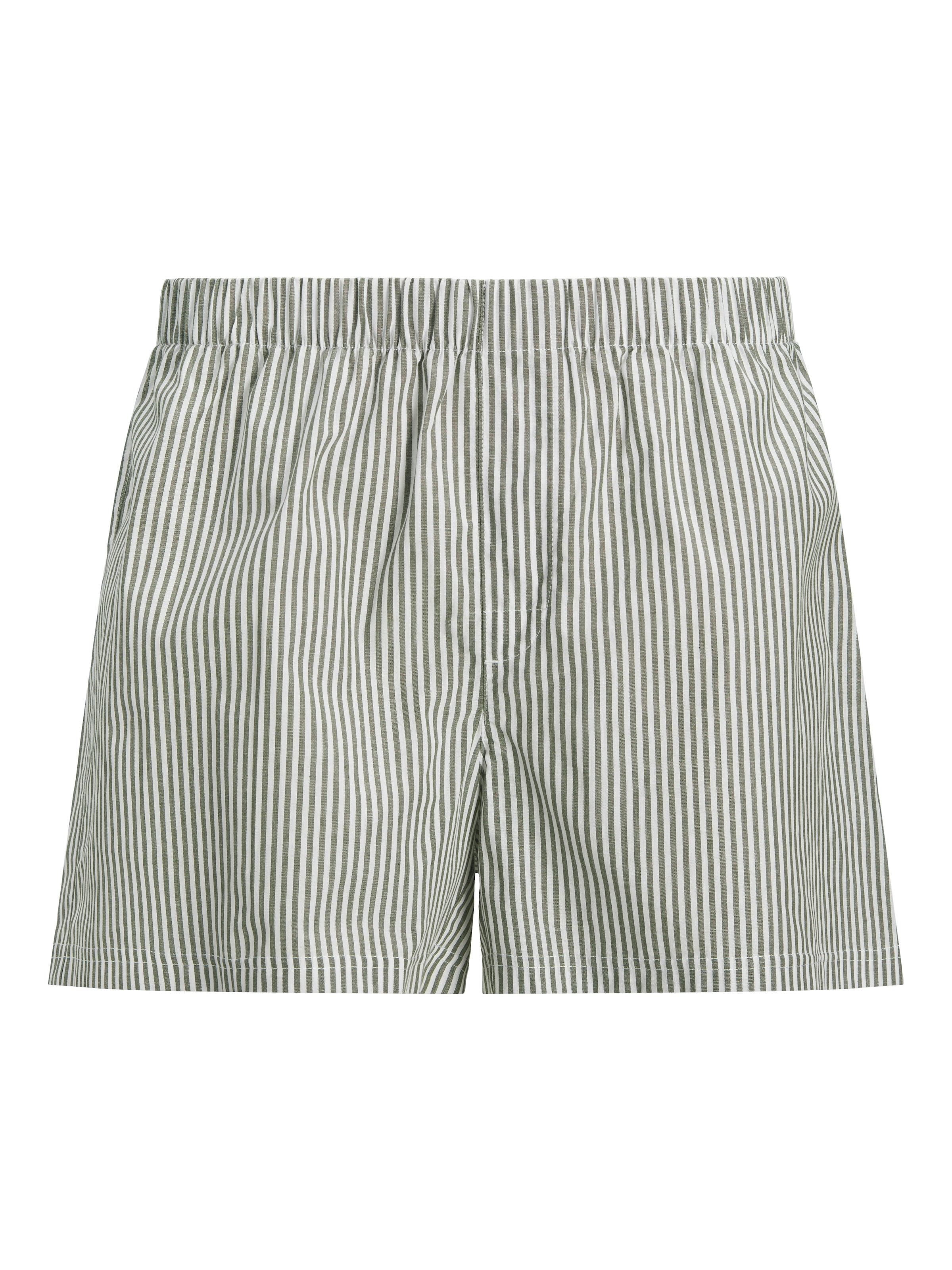Jack & Jones Boxershorts »JACMILANO WOVEN BOXERS 3 PACK NOOS« Packung, 3 Stk. Baumwolle, elastisches Bündchen