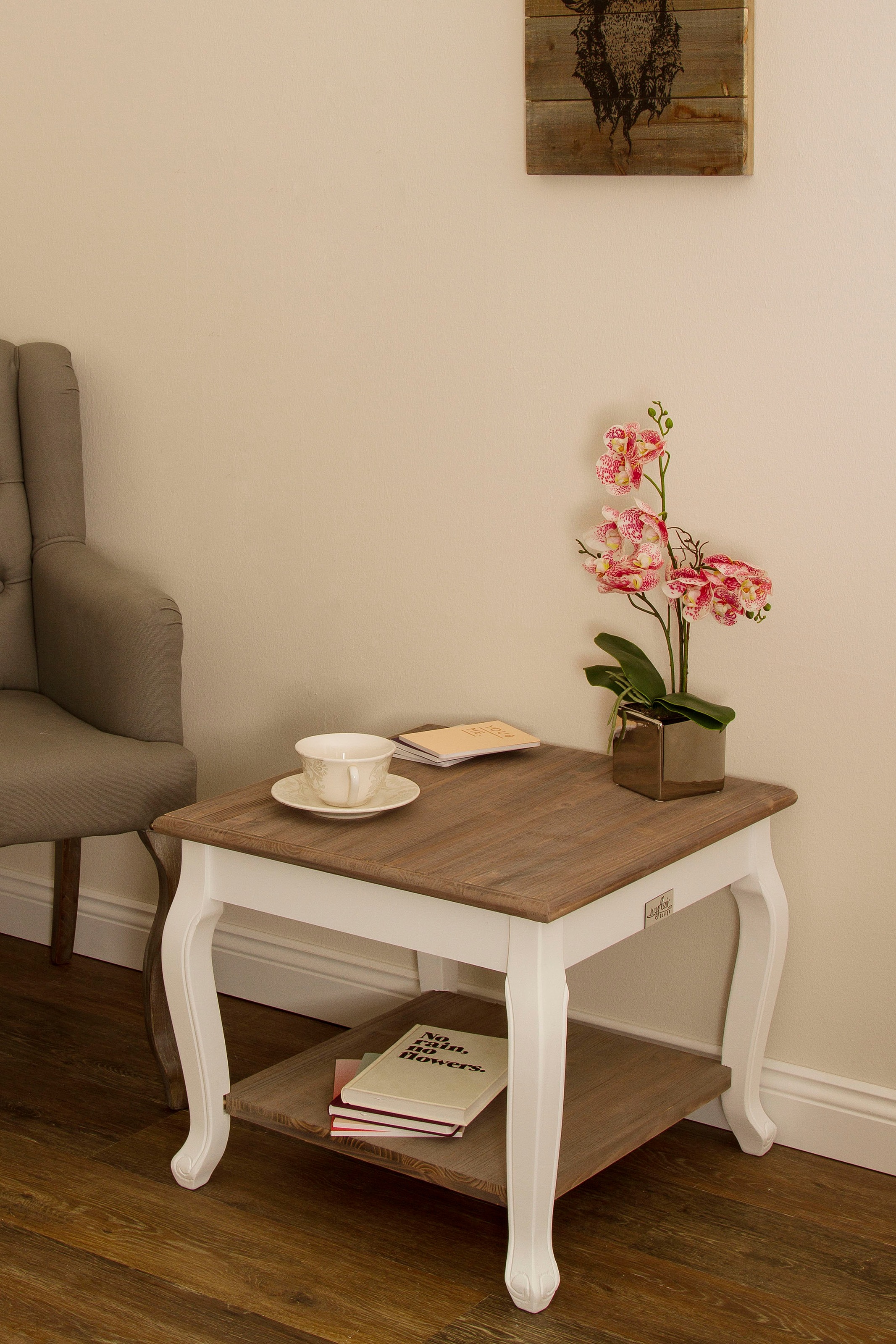 Image of my Flair Couchtisch »Adriana«, Holztisch, Quadratische Form, Landhausstile bei Ackermann Versand Schweiz