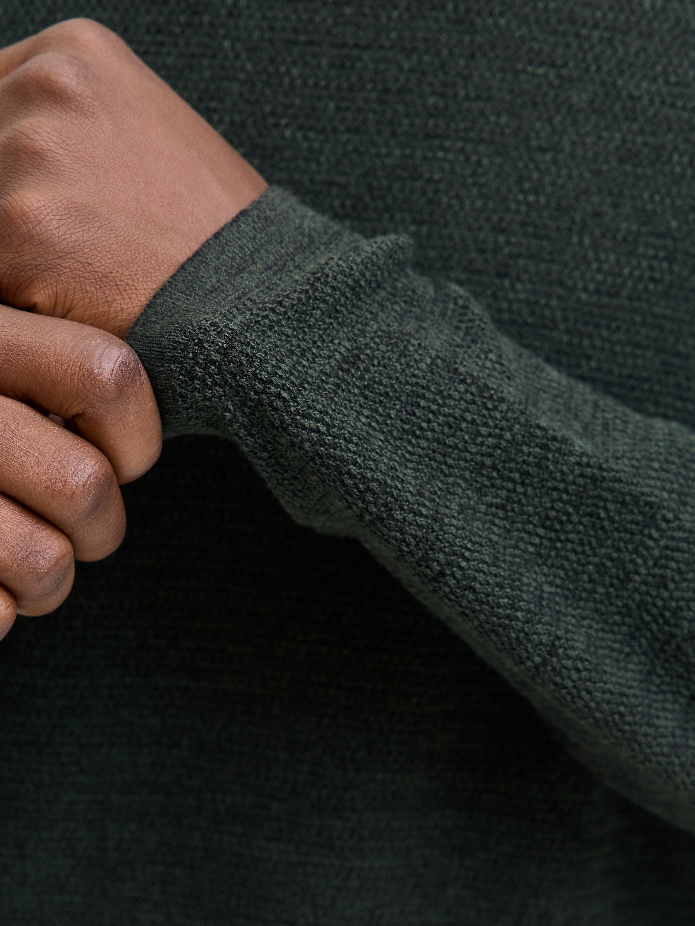 Jack & Jones Pull à col rond »JJEGEORGE KNIT CREW NECK NOOS« mit Strick Optik