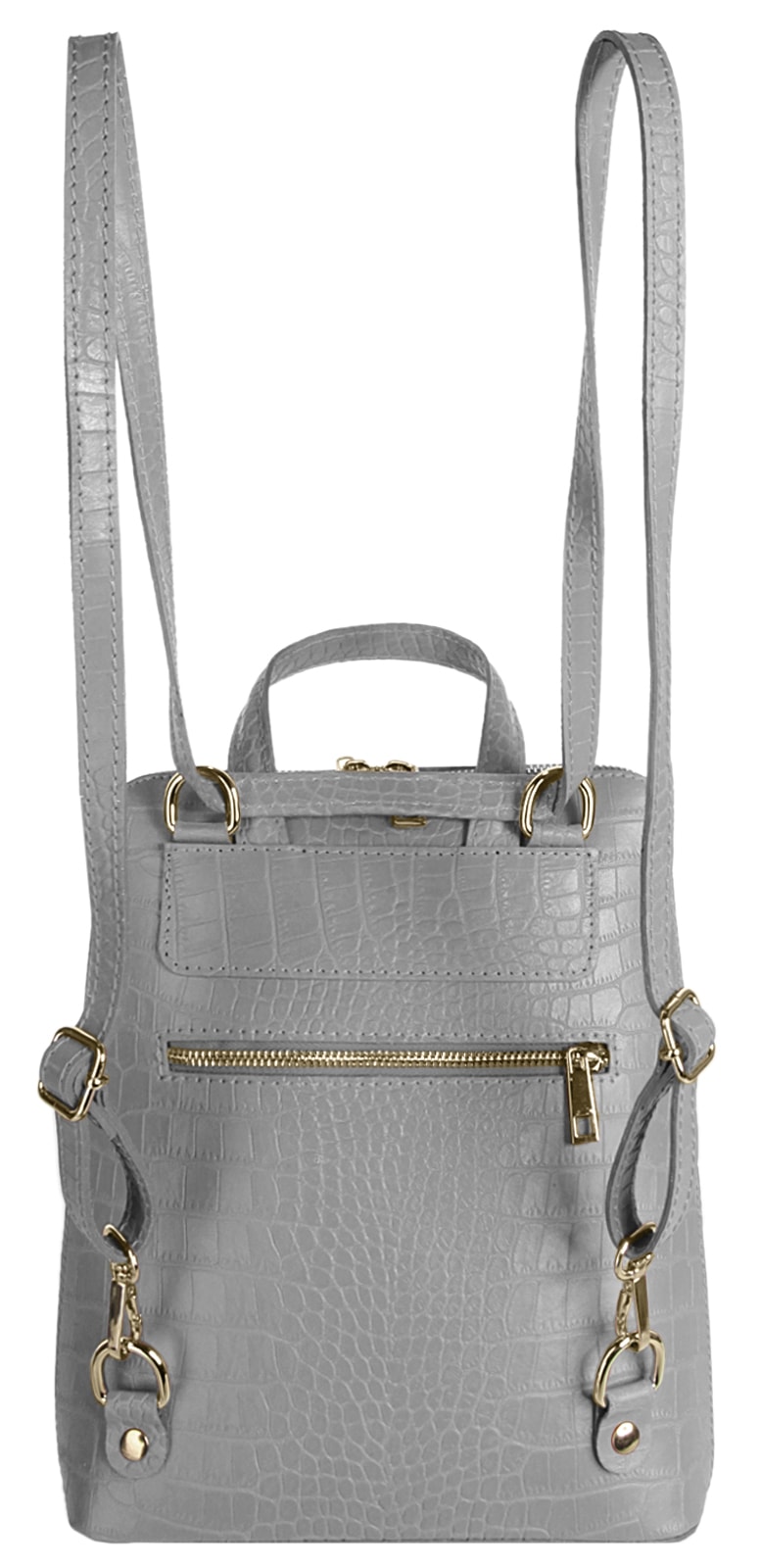 Cluty Cityrucksack, echt Leder, Made in Italy