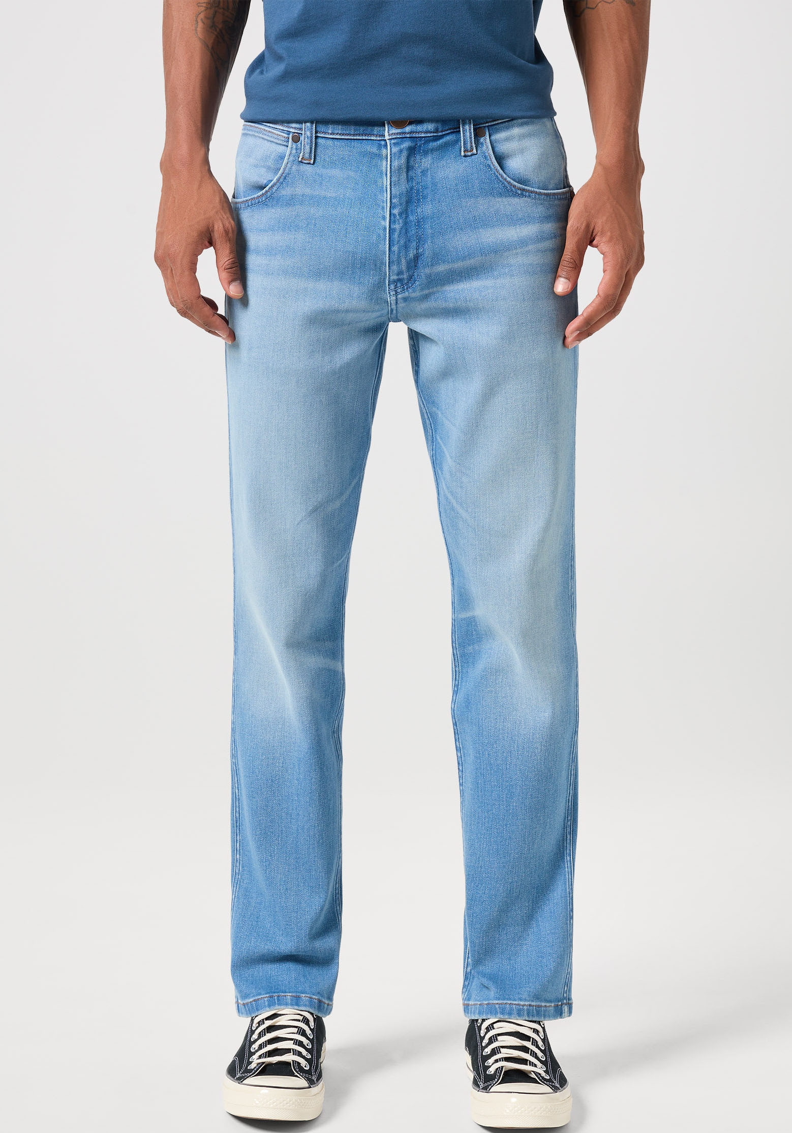 Wrangler 5-Pocket-Jeans »GREENSBORO FREE TO STRETCH«, Free to stretch material