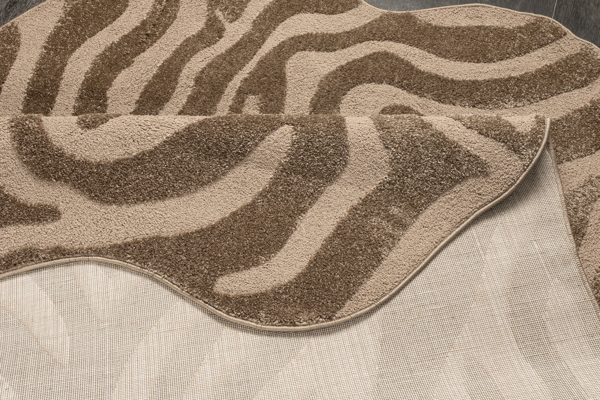 GOODproduct Teppich »Zebra, besondere Form« rechteckig 12 mm Höhe Animal Print, Tiermotiv, Wohnzimmer, Schlafzimmer