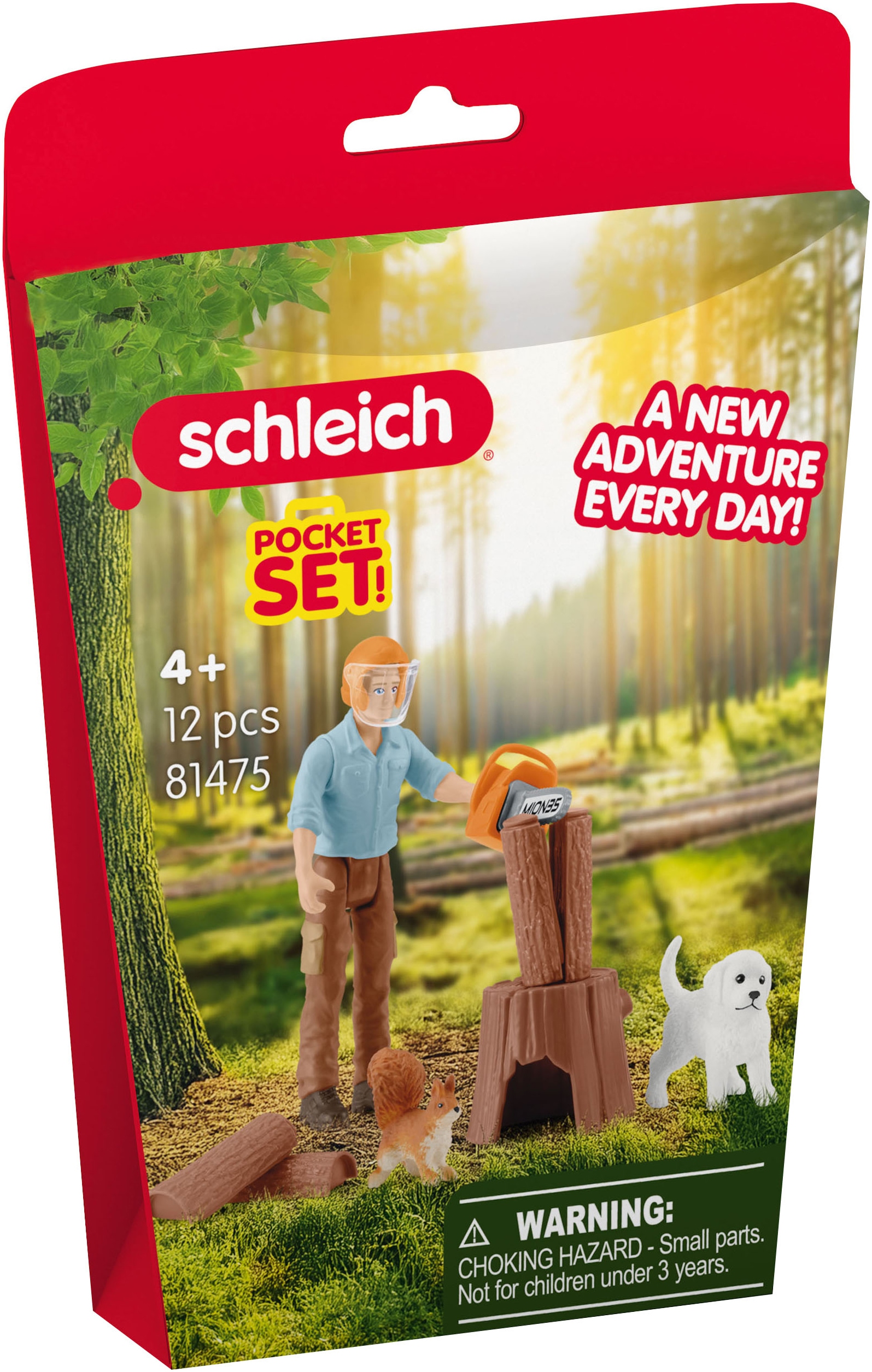 Schleich® Spielfigur »POCKET SET, Förster (81475)«