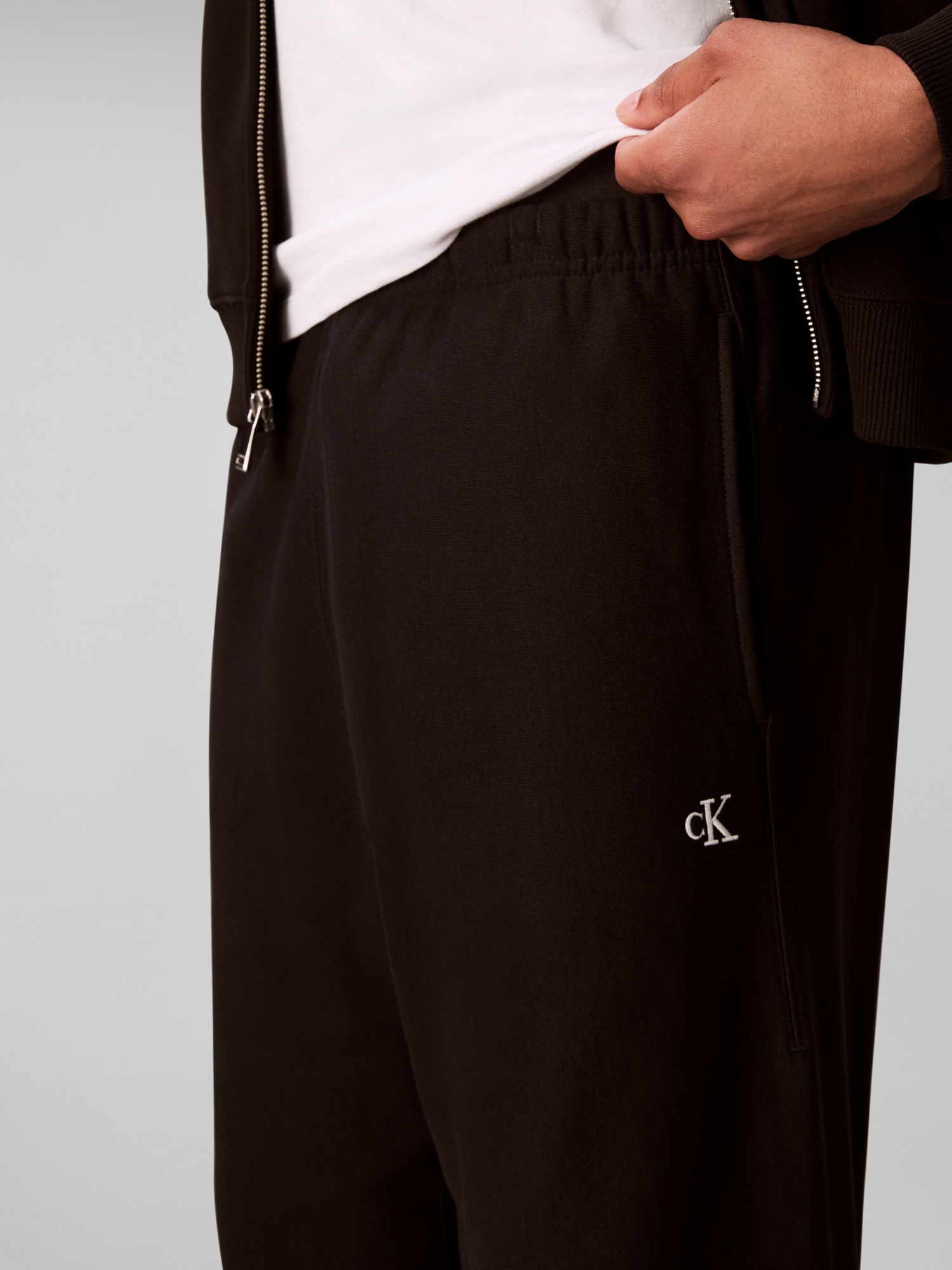 Calvin Klein Jeans Sweathose »EU 350TERRY MONOGRAM JOGGER«  regular fit