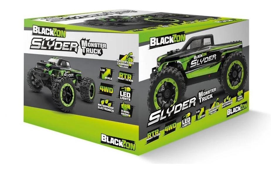 RC-Monstertruck »Blackzon Slyder MT 4WD, Grün«
