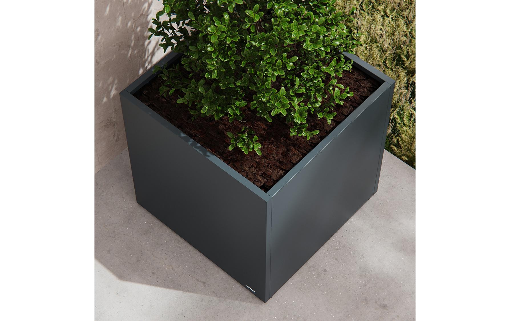 Herstera Garden Pflanzkübel »Metall Würfel«