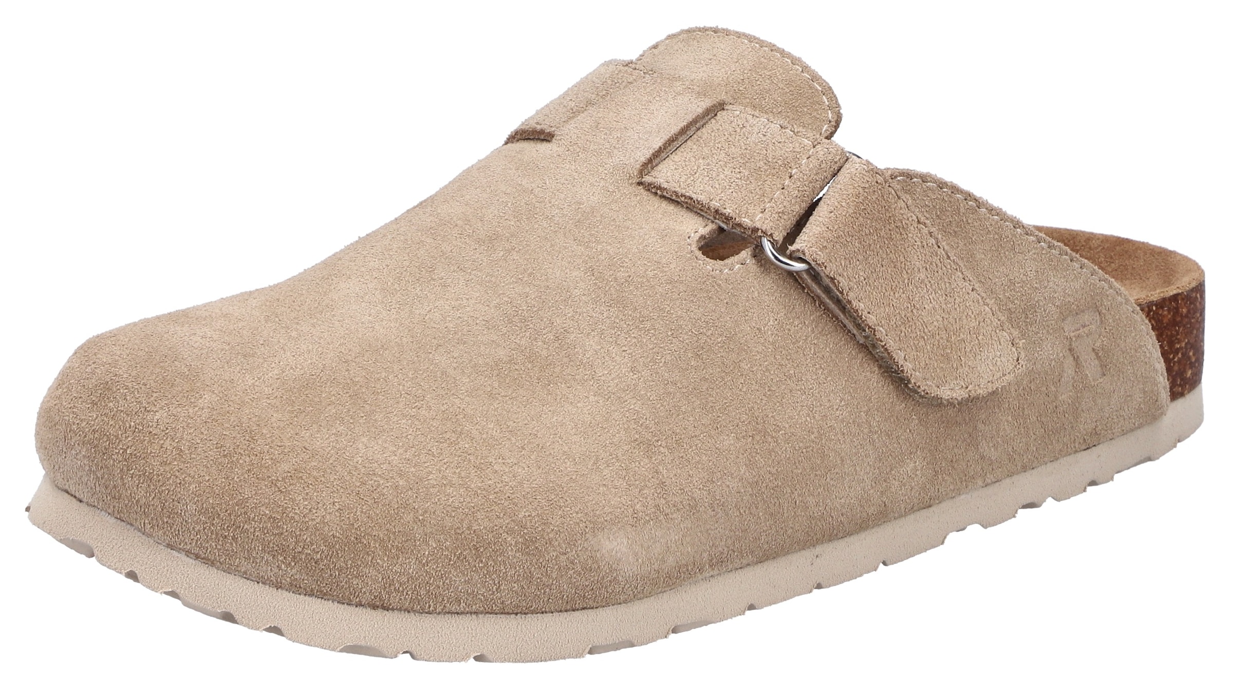 Image of Rieker Clog Pantolette, Hausschuh, Sommerschuh mit Klettriemchen