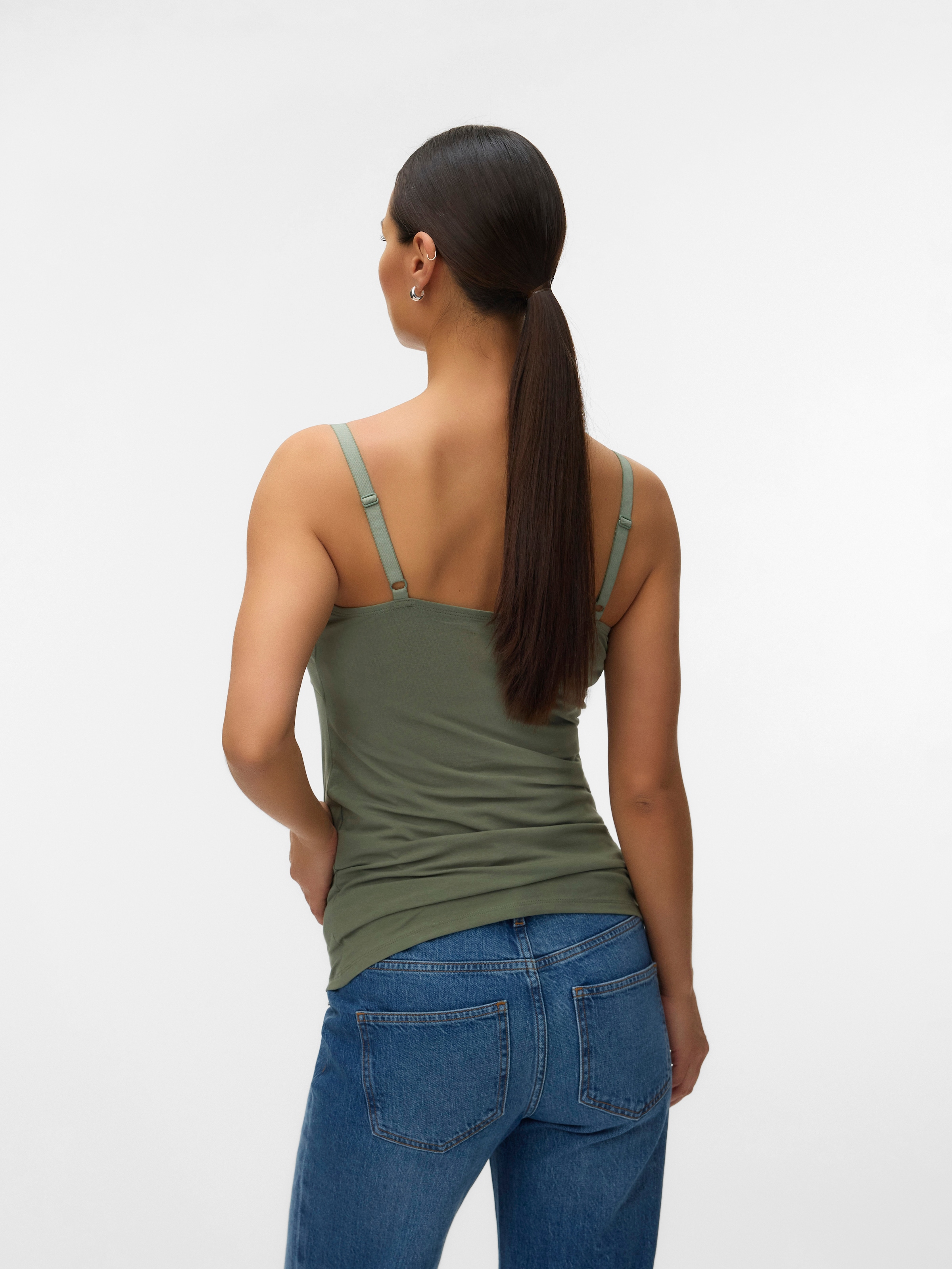 Mamalicious Umstandstop »MLKERRIE STRAP JRS TOP 2F 2-P NOOS« Packung, 2 Baumwollmischung, regular fit