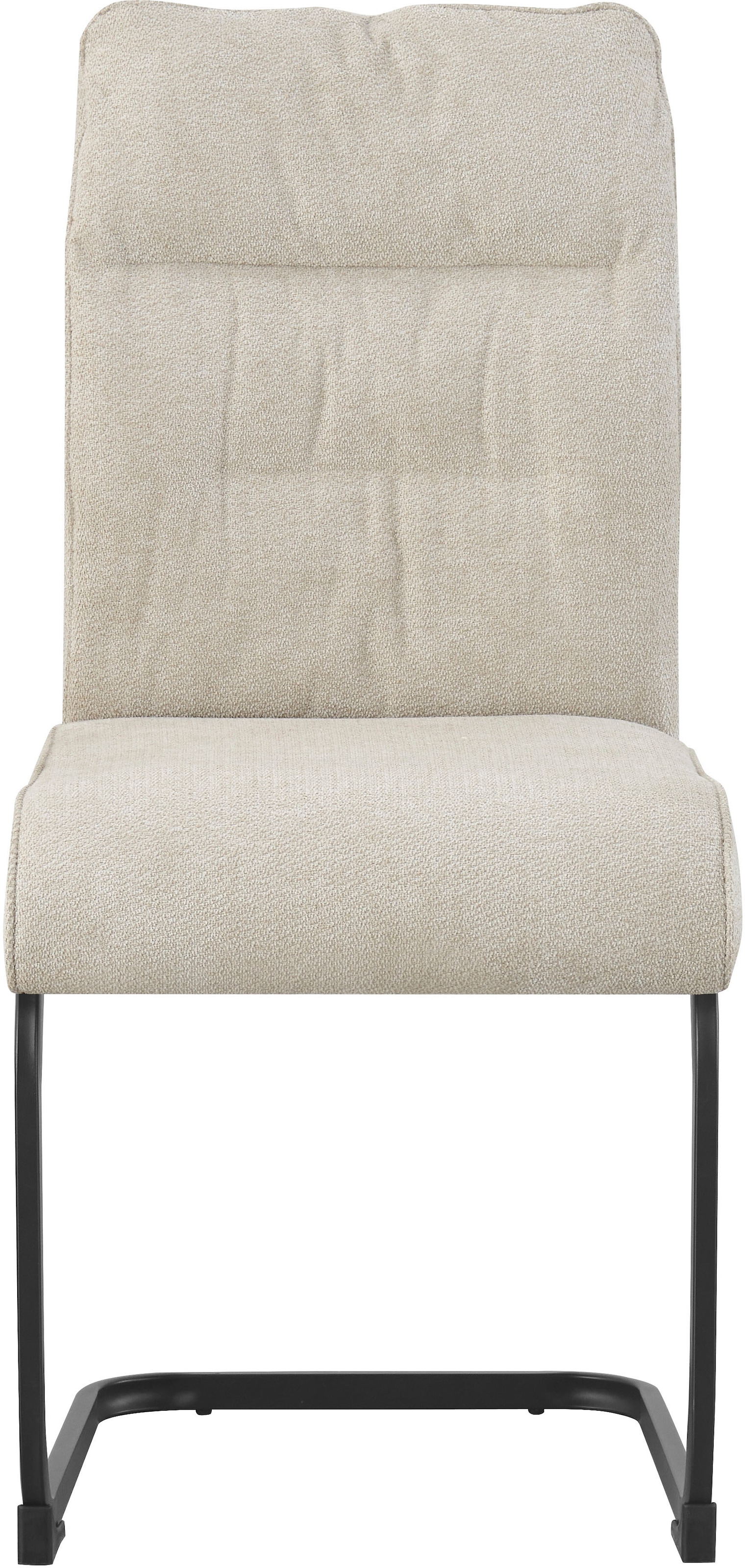 Home affaire Chaise de salle à manger »BARRIE, 2er Set, mit Metallgestell in matt schwarz« (Ensemble) 2 cuisen différentes couleurs, charge maximale par chaise 120 kg