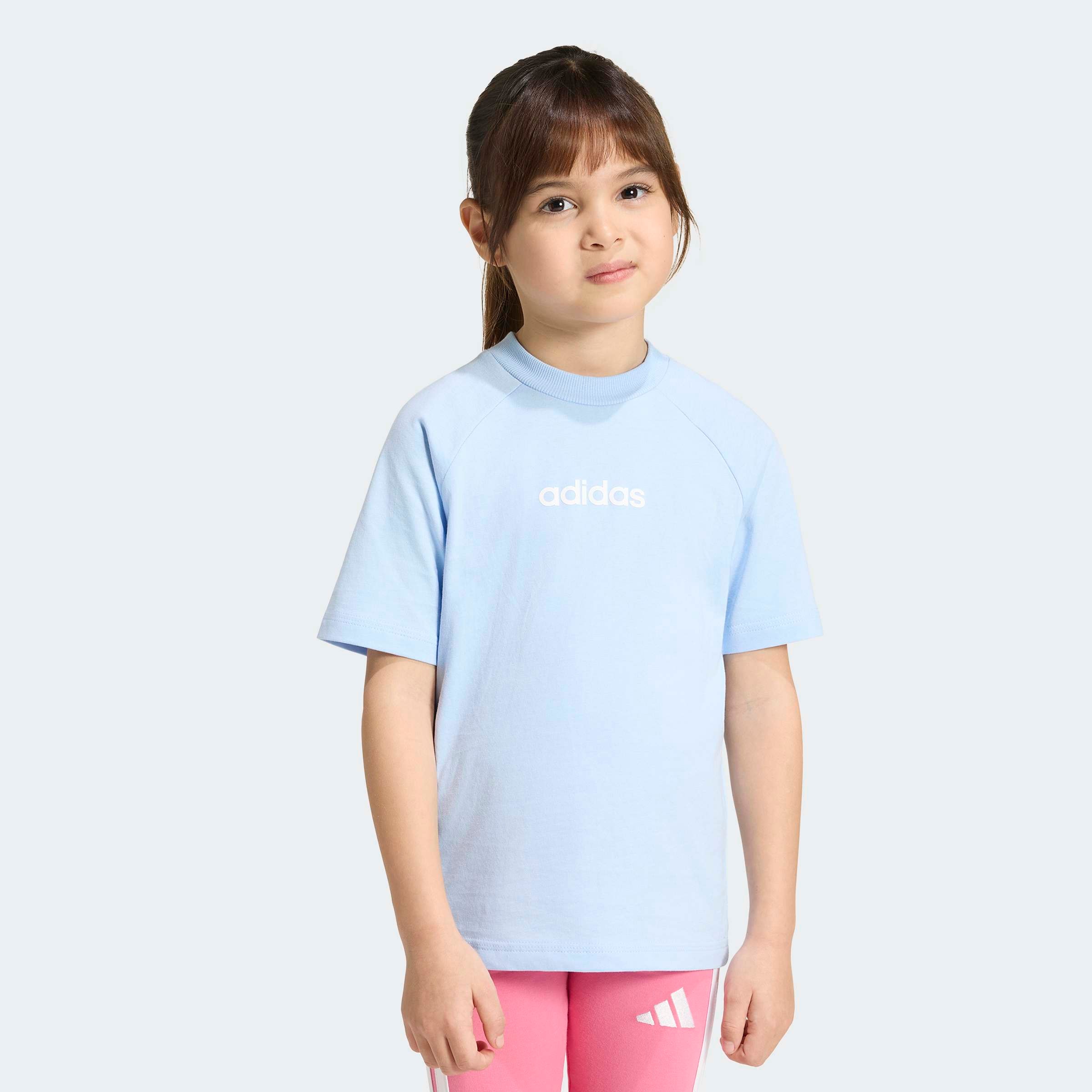 adidas Sportswear T-shirt »LK LIN TEE 160« pour enfants, col rond, sans fermeture, matière douce