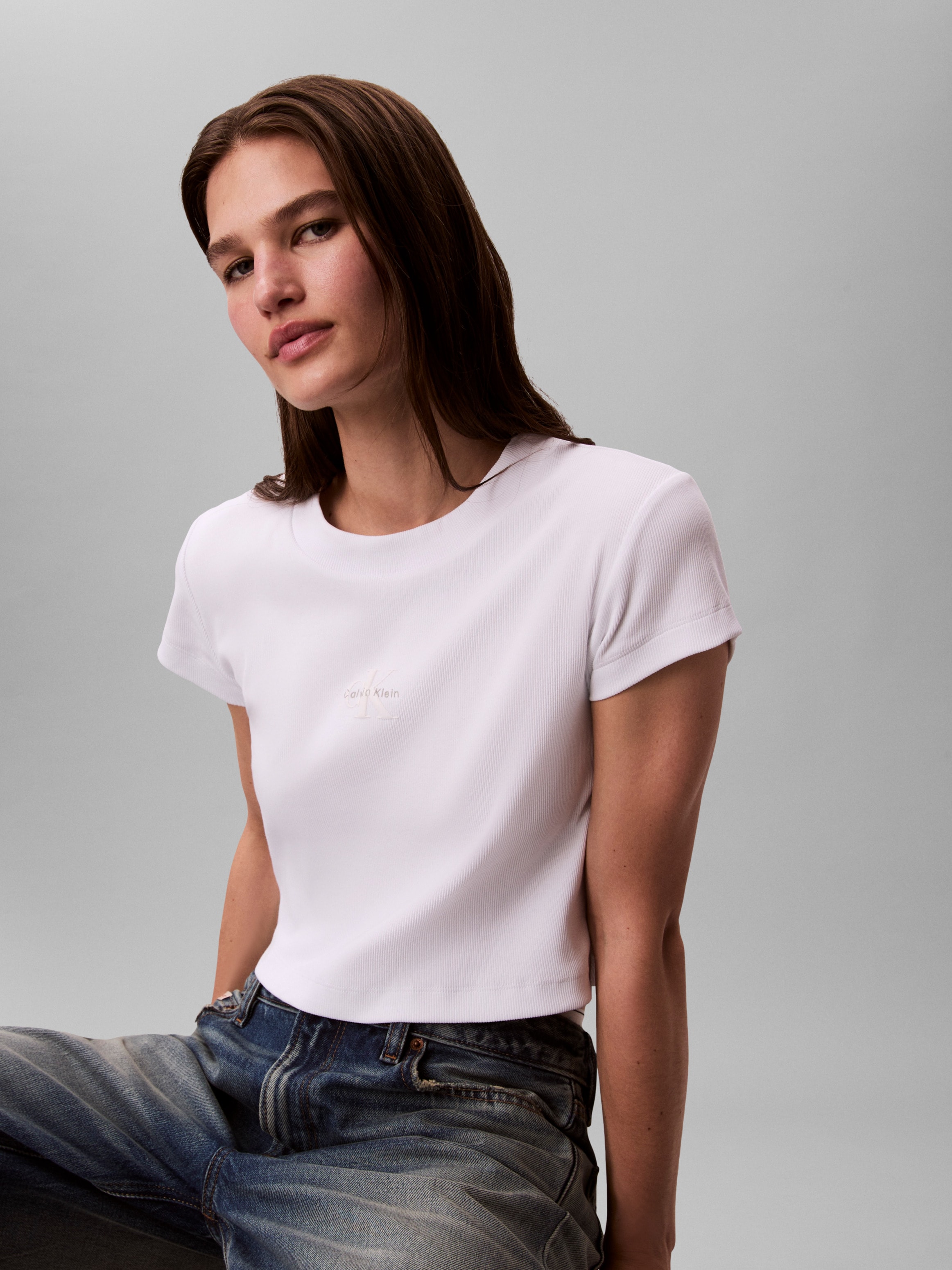 Calvin Klein Jeans T-shirt »MONOGRAM BABY TEE«