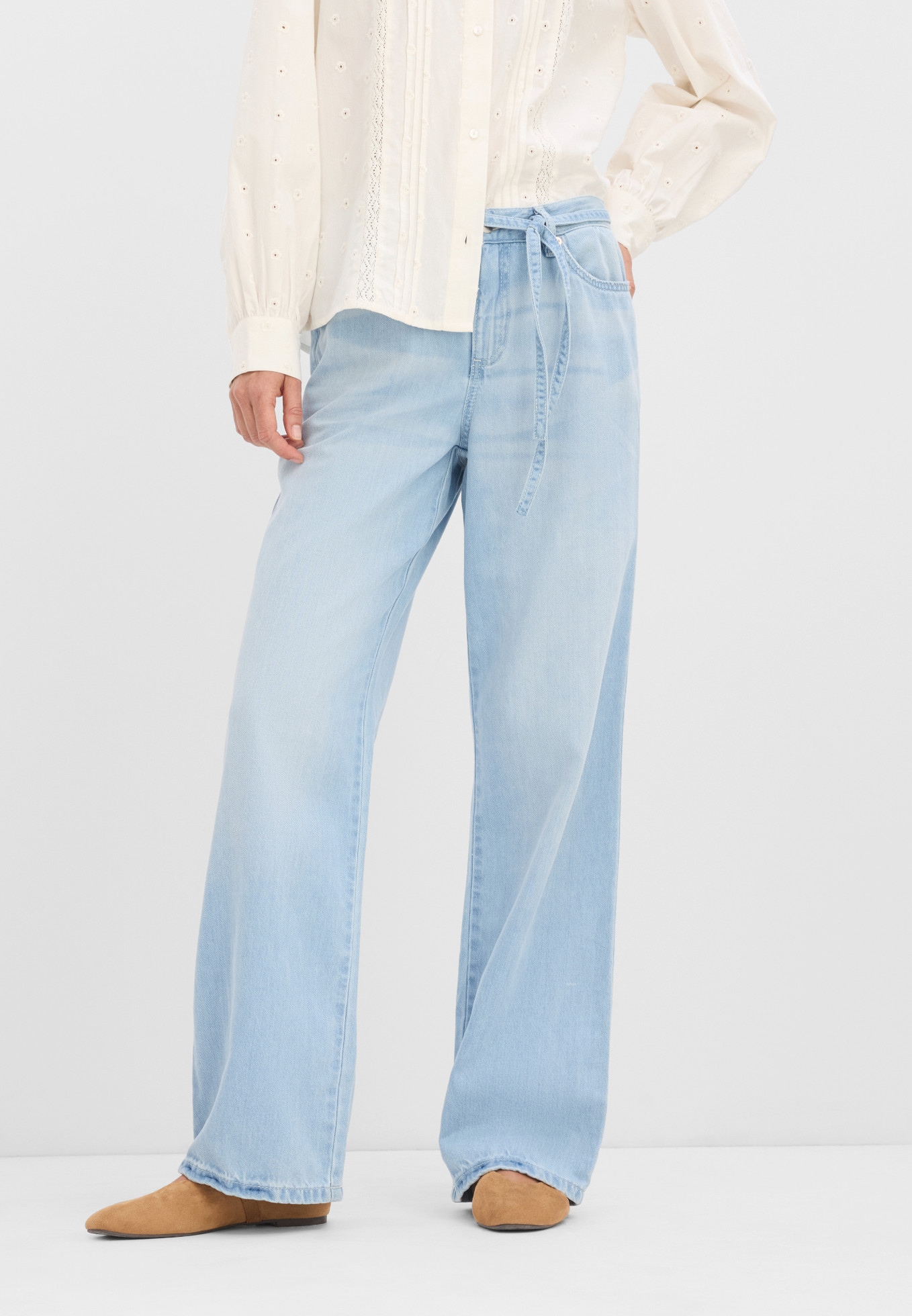 Image of bonprix lockerer Loose Fit, low Stretch Denim, 5-Pocket-Design