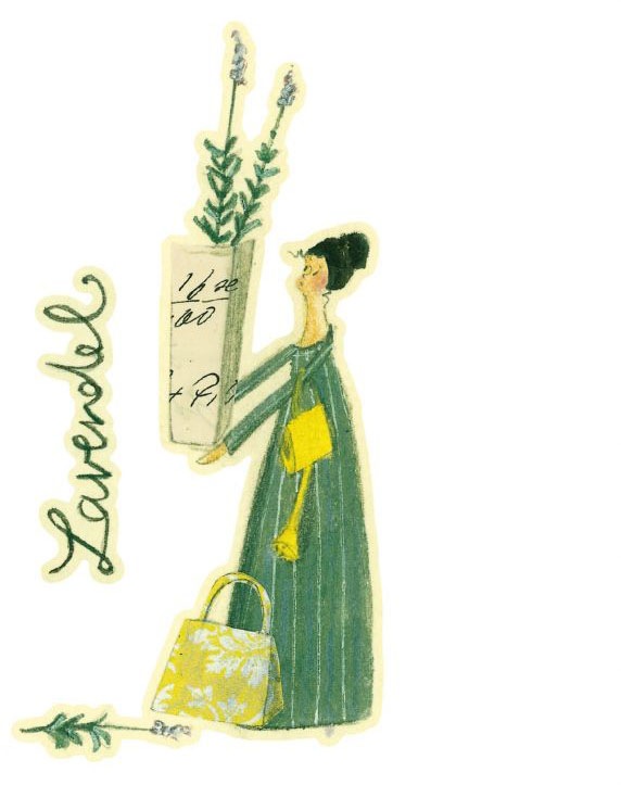 Image of Wall-Art Wandtattoo »Kräuterfrau Küche Lavendel«, (1 St.) bei Ackermann Versand Schweiz