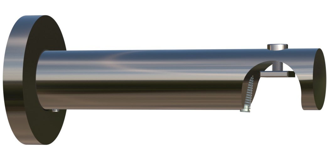 indeko Kombiträger, (1 St.), Ø 20 mm für Vorhangstangen und Innenlaufsysteme