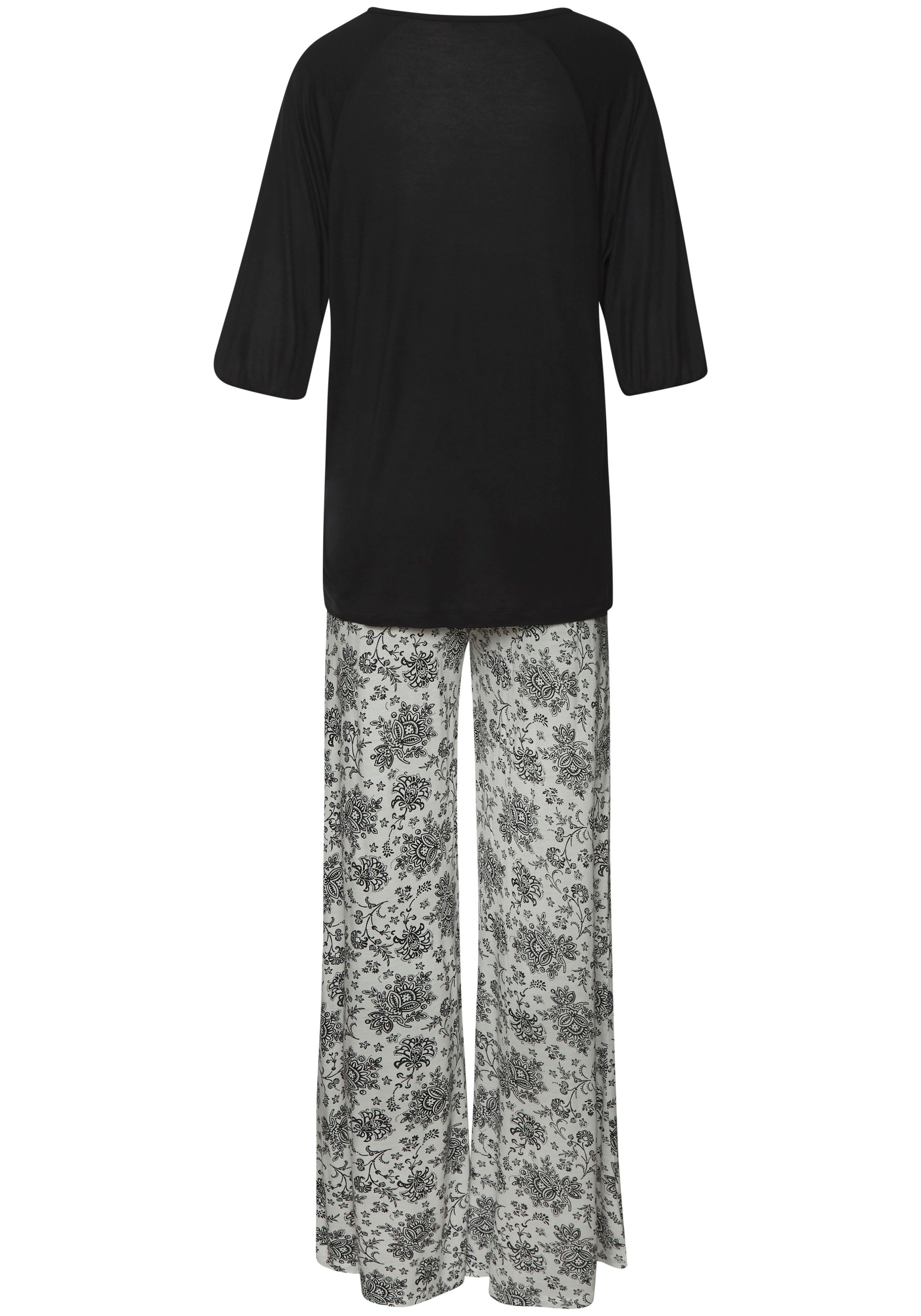 Vivance Dreams Pyjama, (2 tlg.), mit Paisleymuster